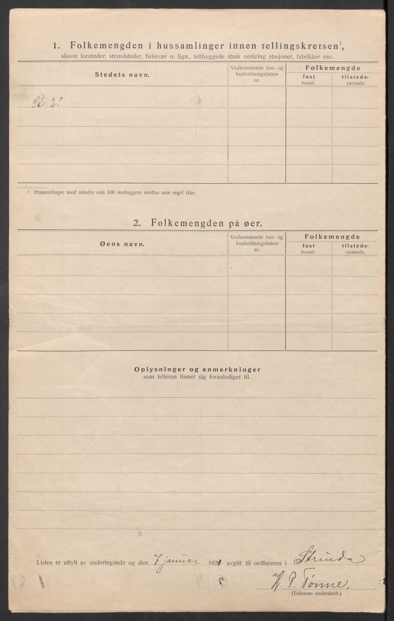 SAT, 1920 census for Strinda, 1920, p. 15