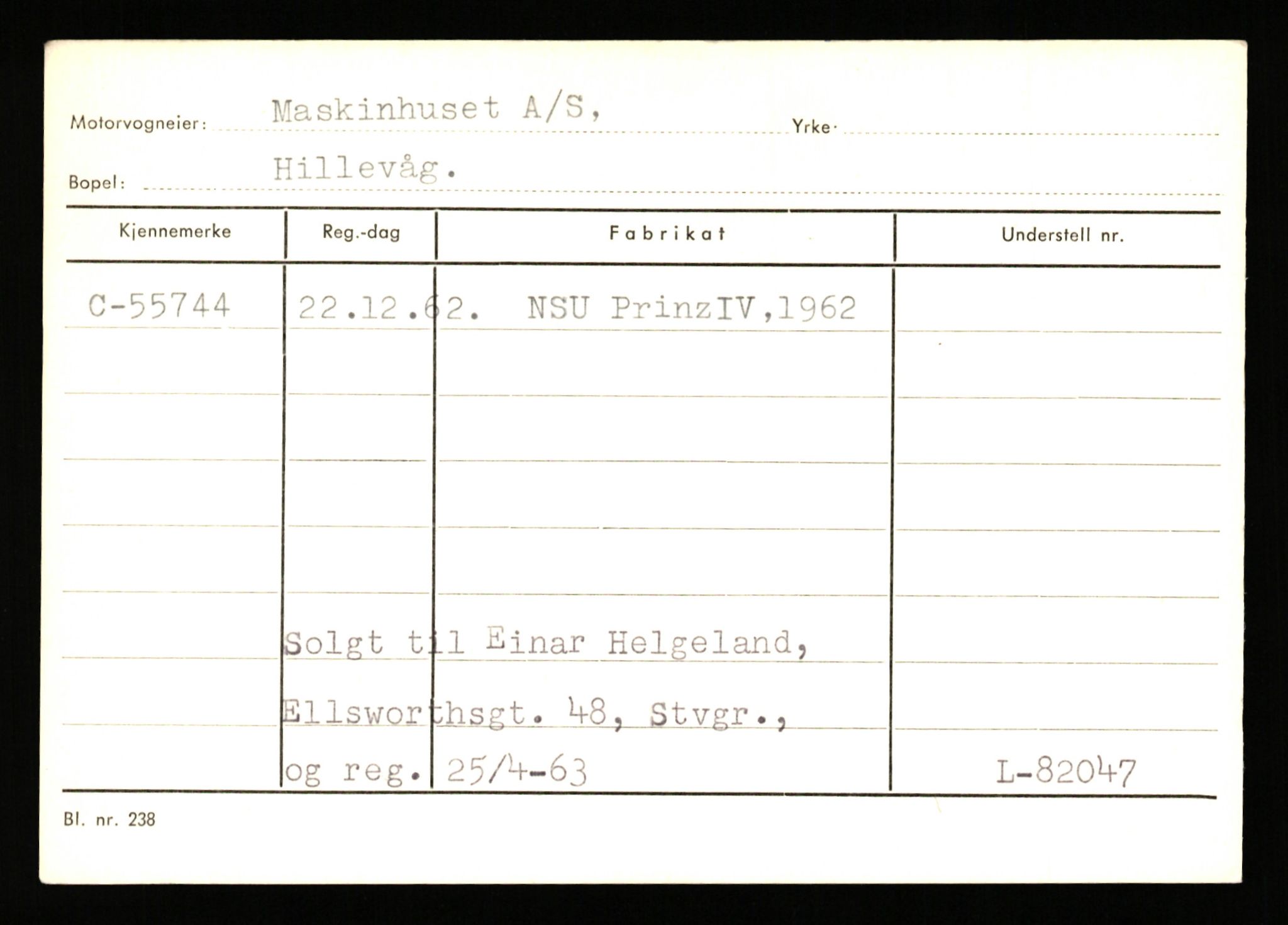 Stavanger trafikkstasjon, SAST/A-101942/0/G/L0007: Registreringsnummer: 49019 - 67460, 1930-1971, p. 1637