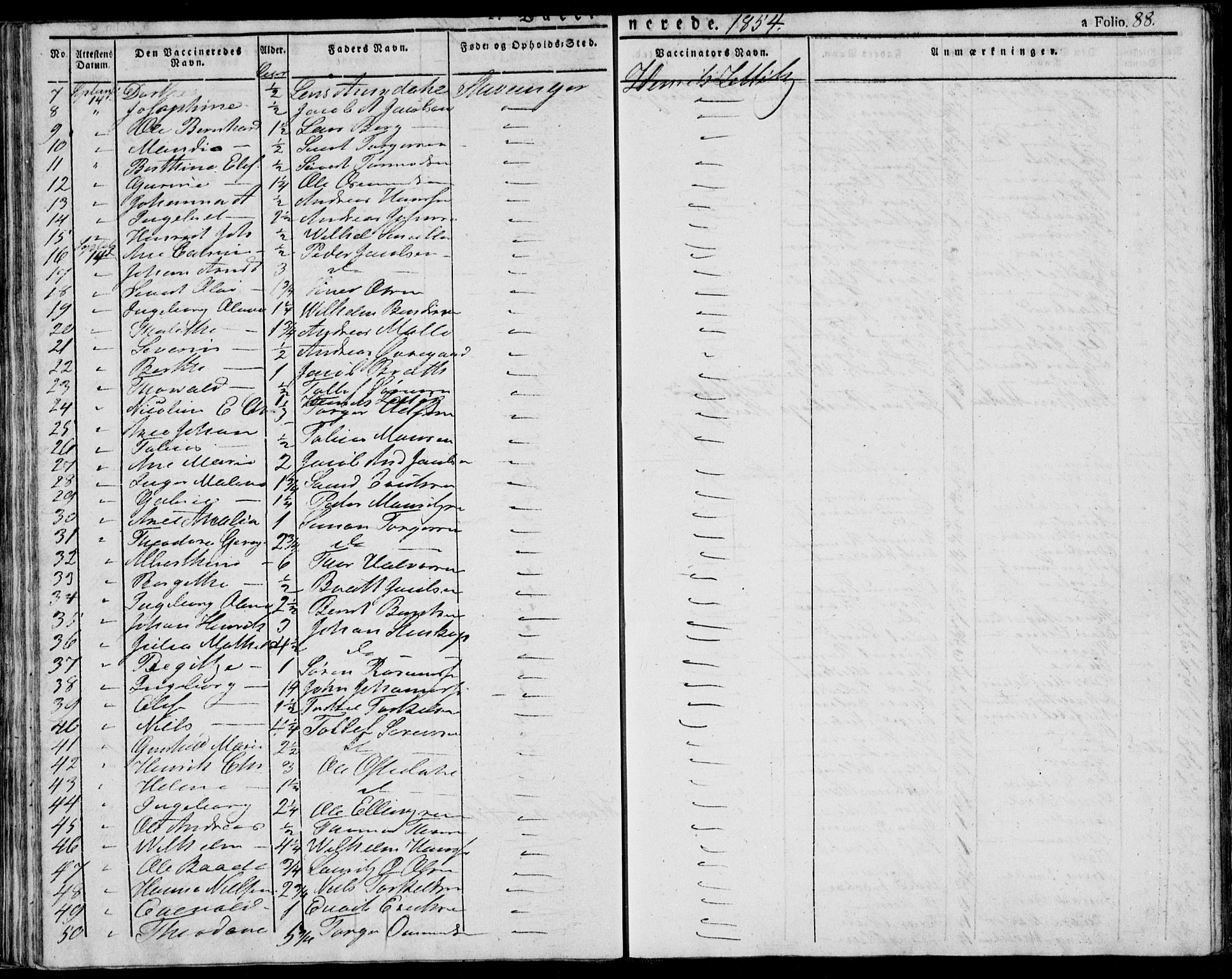 Domkirken sokneprestkontor, AV/SAST-A-101812/001/30/30BA/L0010: Parish register (official) no. A 10, 1821-1859, p. 88