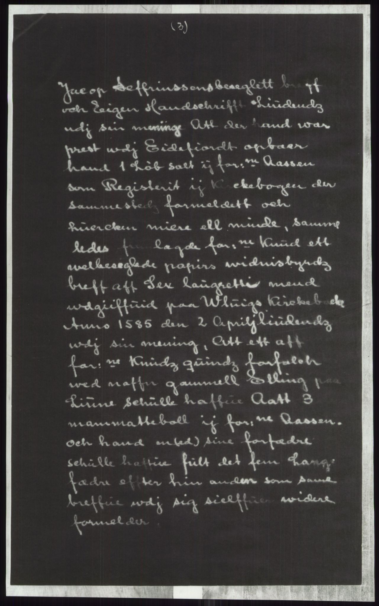 Samlinger til kildeutgivelse, Diplomavskriftsamlingen, AV/RA-EA-4053/H/Ha, p. 3946