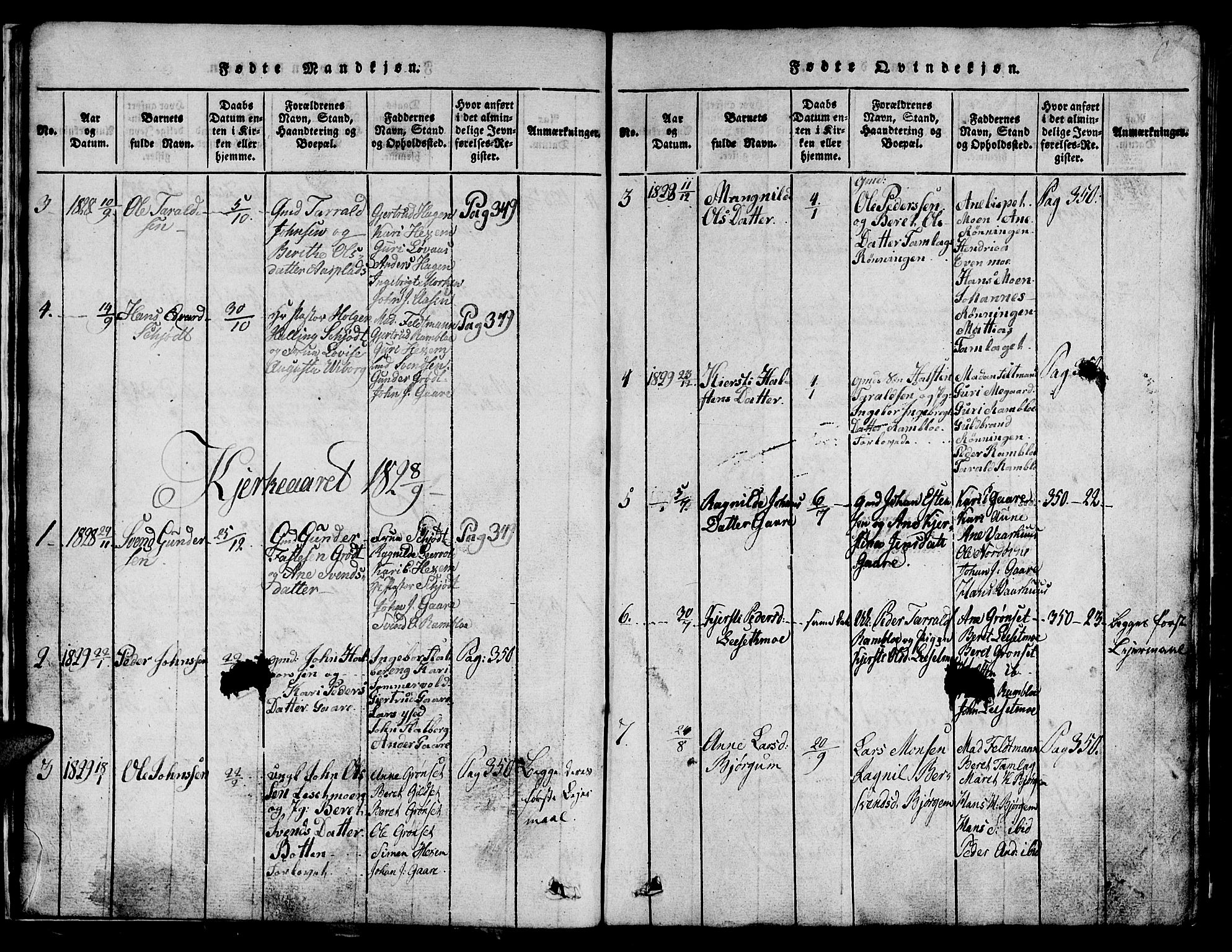 Ministerialprotokoller, klokkerbøker og fødselsregistre - Sør-Trøndelag, SAT/A-1456/685/L0976: Parish register (copy) no. 685C01, 1817-1878, p. 20
