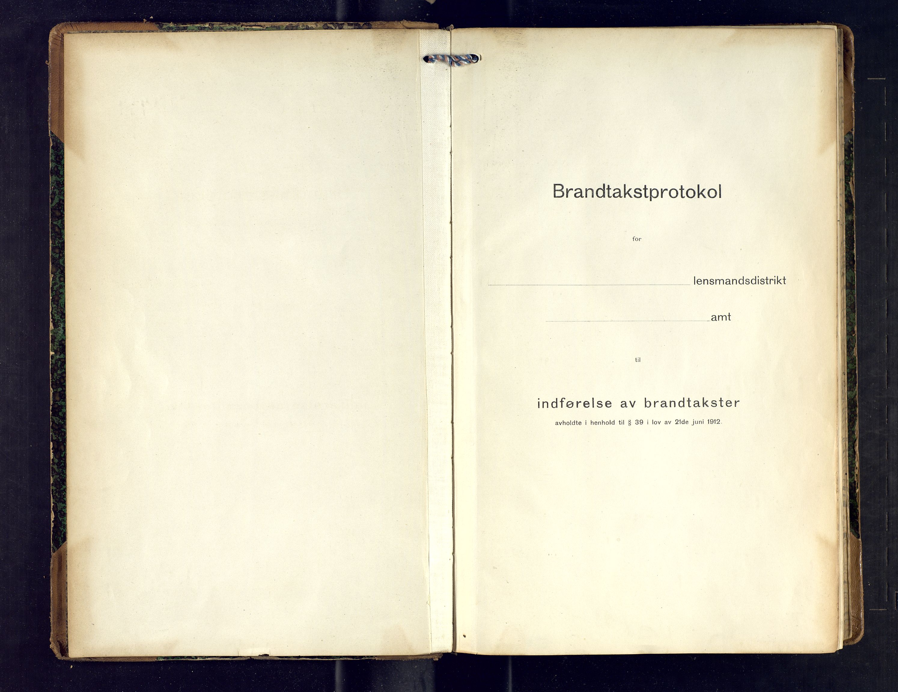 Tromsøysund lensmannskontor, SATØ/SATØ-12/F/Fs/Fsb/L0741: Branntakstprotokoll (S).  Med register, 1914-1916