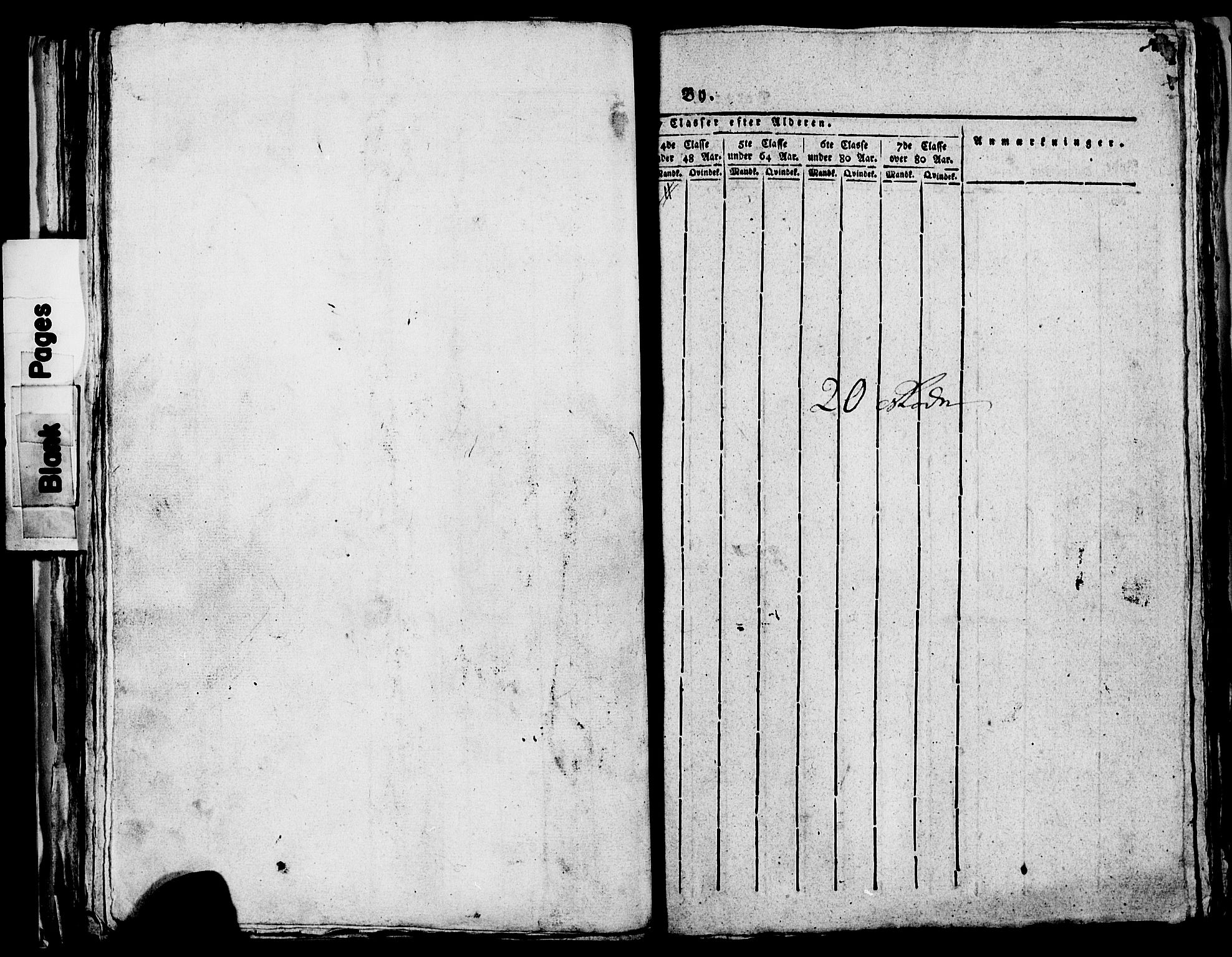 SAB, 1815 Census for Bergen, 1815, p. 840