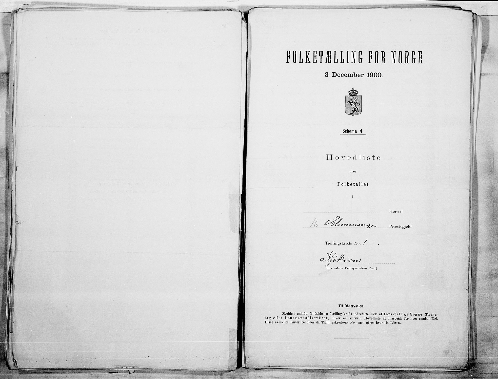 SAO, 1900 census for Glemmen, 1900, p. 4