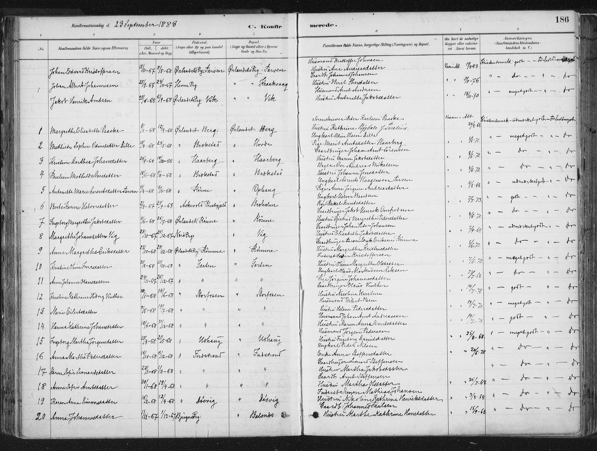 Ministerialprotokoller, klokkerbøker og fødselsregistre - Sør-Trøndelag, SAT/A-1456/659/L0739: Parish register (official) no. 659A09, 1879-1893, p. 186