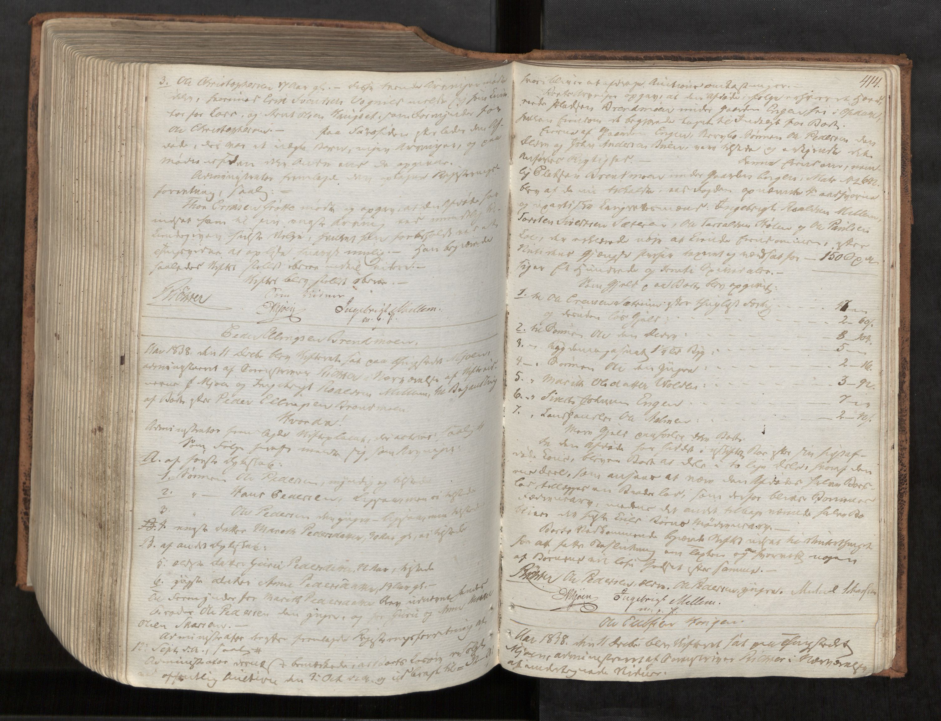 Orkdal sorenskriveri, AV/SAT-A-4169/1/3/3B/L0002: Skiftebehandlingsprotokoll, 1823-1839, p. 413b-414a