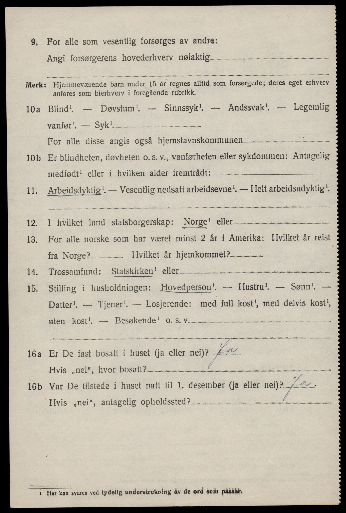 SAST, 1920 census for Skåre, 1920, p. 5725