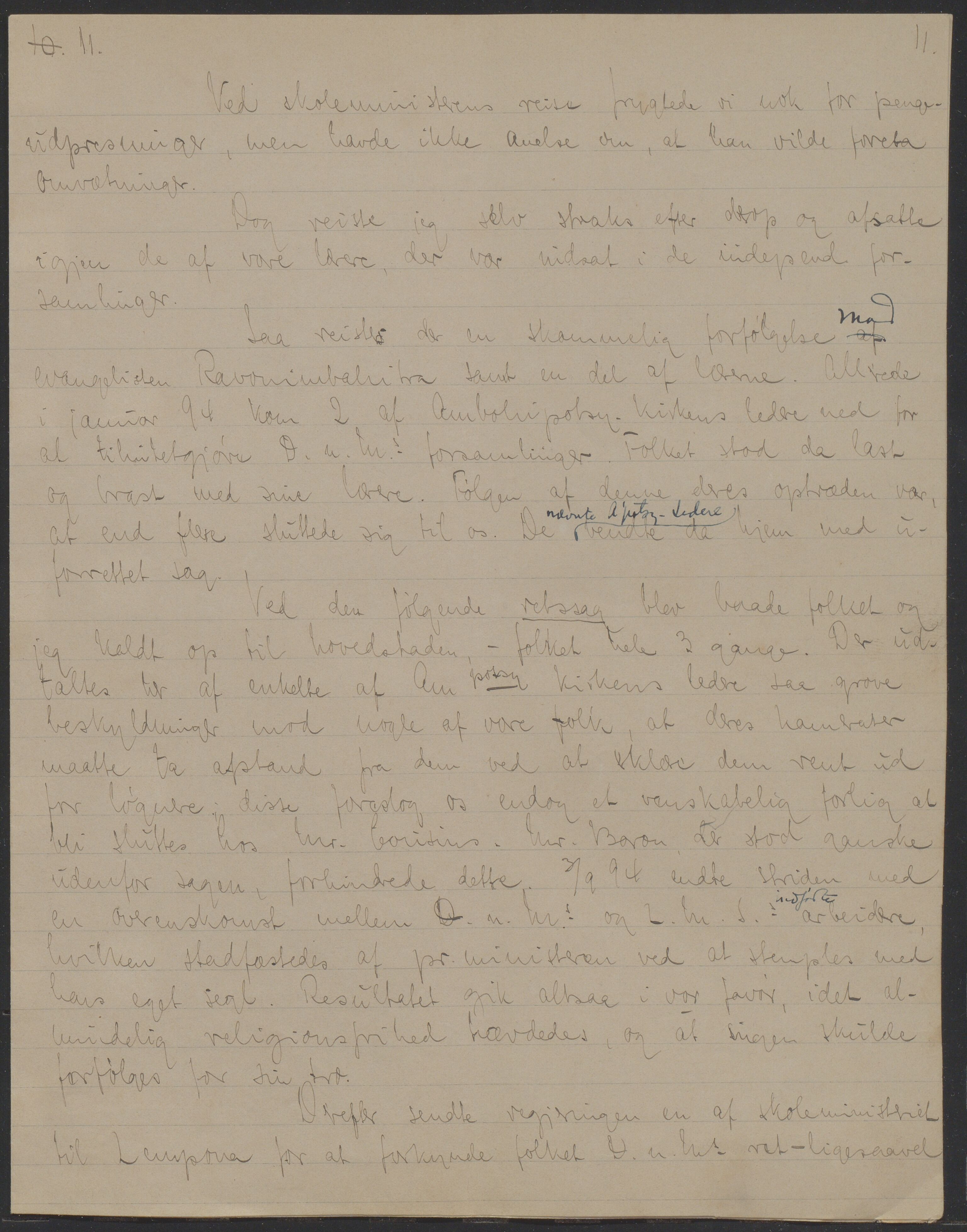 Det Norske Misjonsselskap - hovedadministrasjonen, VID/MA-A-1045/D/Da/Daa/L0040/0009: Konferansereferat og årsberetninger / Konferansereferat fra Madagaskar Innland., 1895, p. 11