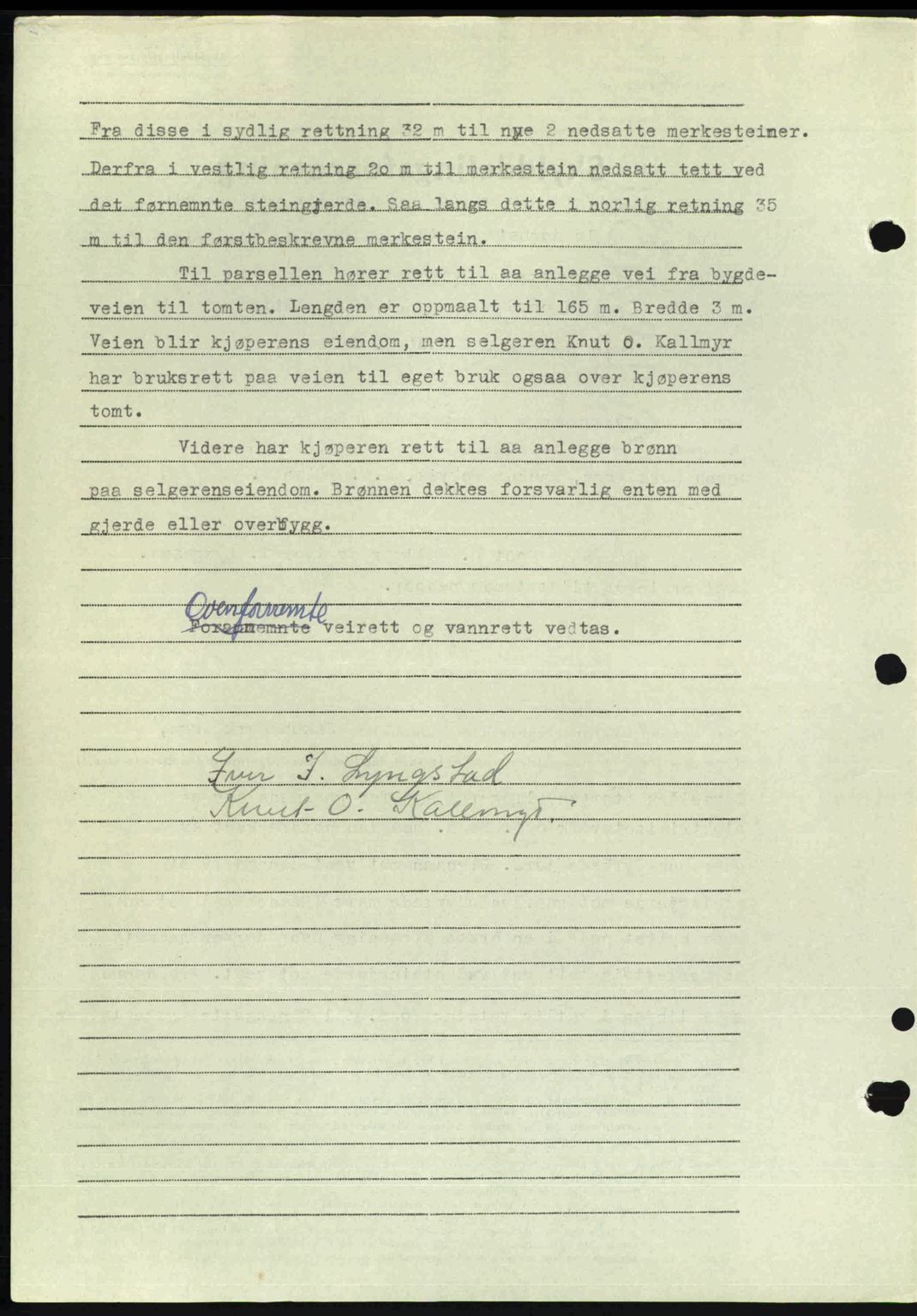 Nordmøre sorenskriveri, AV/SAT-A-4132/1/2/2Ca: Mortgage book no. A112, 1949-1949, Diary no: : 2329/1949