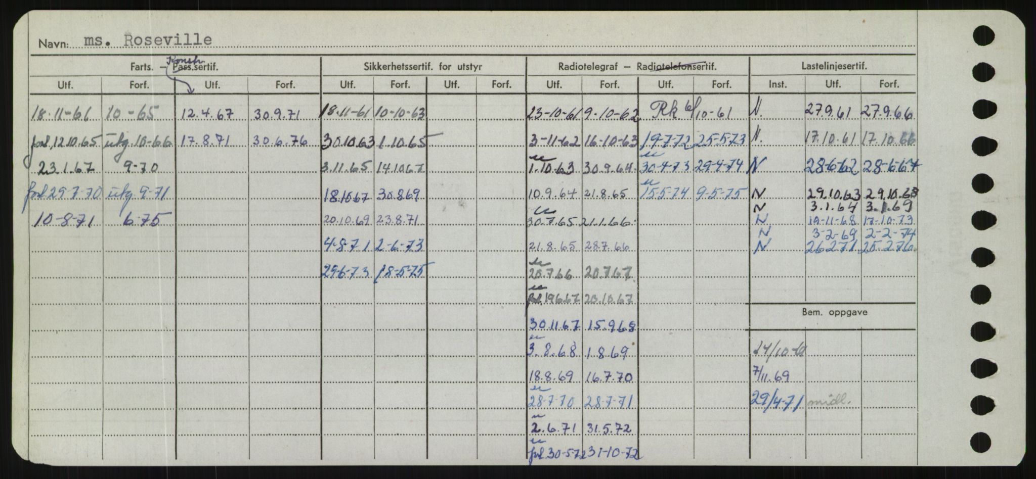 Sjøfartsdirektoratet med forløpere, Skipsmålingen, AV/RA-S-1627/H/Hd/L0031: Fartøy, Rju-Sam, p. 168