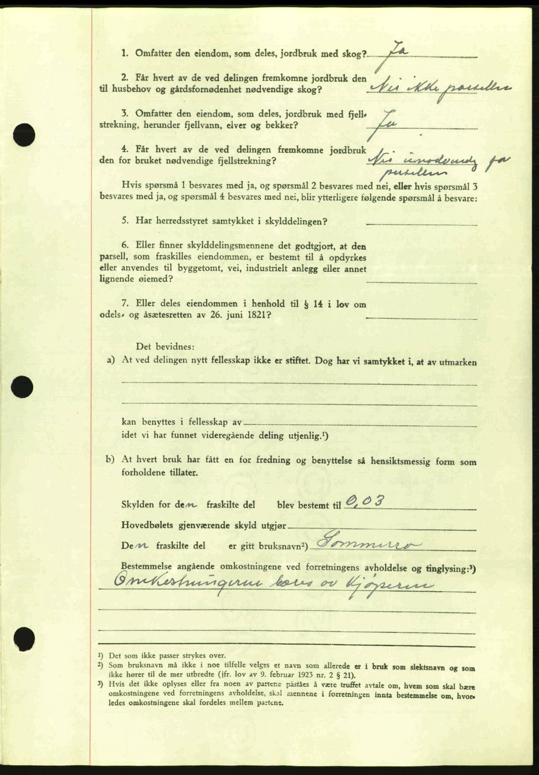 Romsdal sorenskriveri, AV/SAT-A-4149/1/2/2C: Mortgage book no. A17, 1944-1945, Diary no: : 247/1945