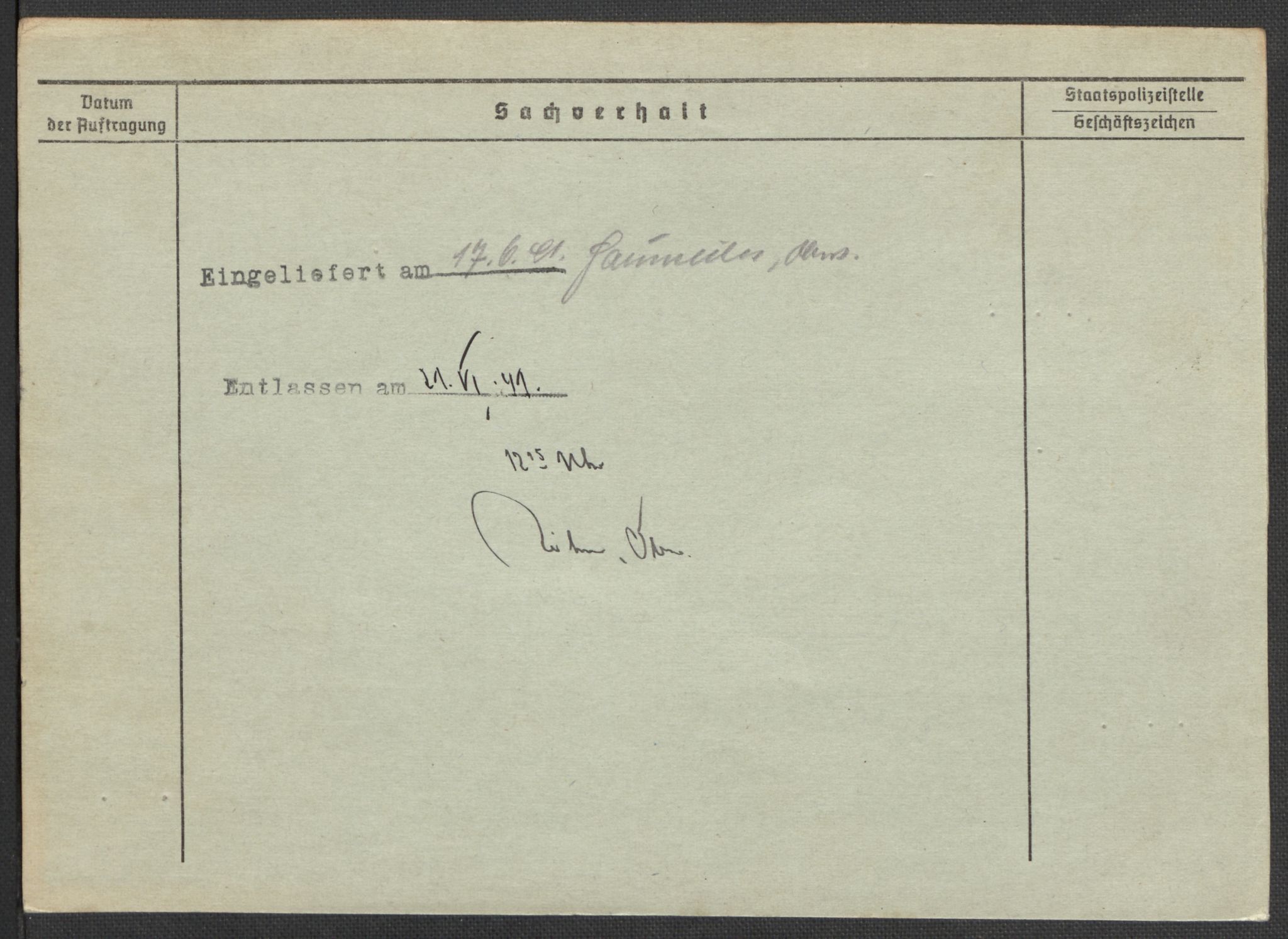 Befehlshaber der Sicherheitspolizei und des SD, AV/RA-RAFA-5969/E/Ea/Eaa/L0002: Register over norske fanger i Møllergata 19: Bj-Eng, 1940-1945, p. 844