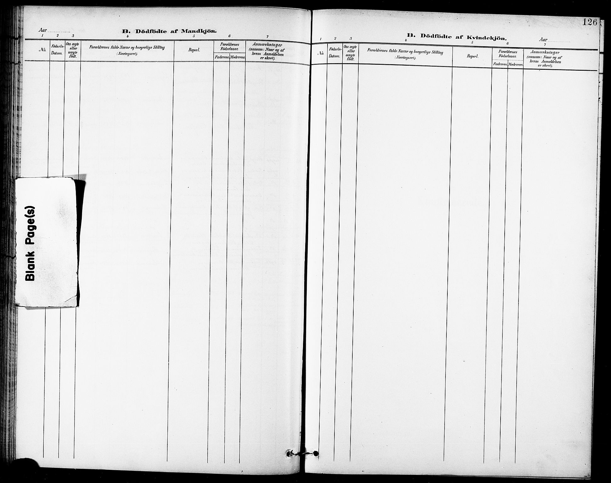 Lenvik sokneprestembete, AV/SATØ-S-1310/H/Ha/Hab/L0008klokker: Parish register (copy) no. 8, 1899-1911, p. 126