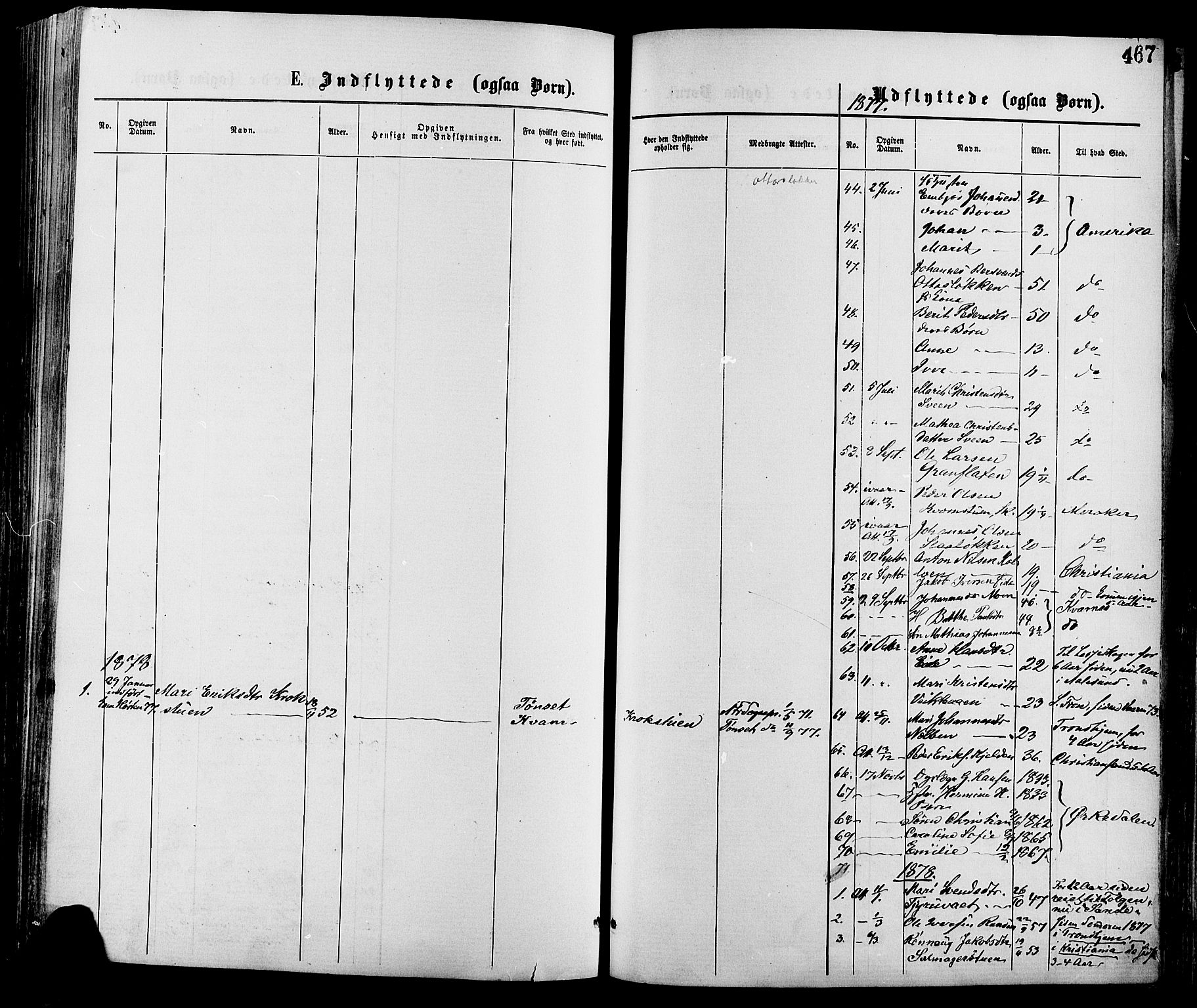 Nord-Fron prestekontor, SAH/PREST-080/H/Ha/Haa/L0002: Parish register (official) no. 2, 1865-1883, p. 467
