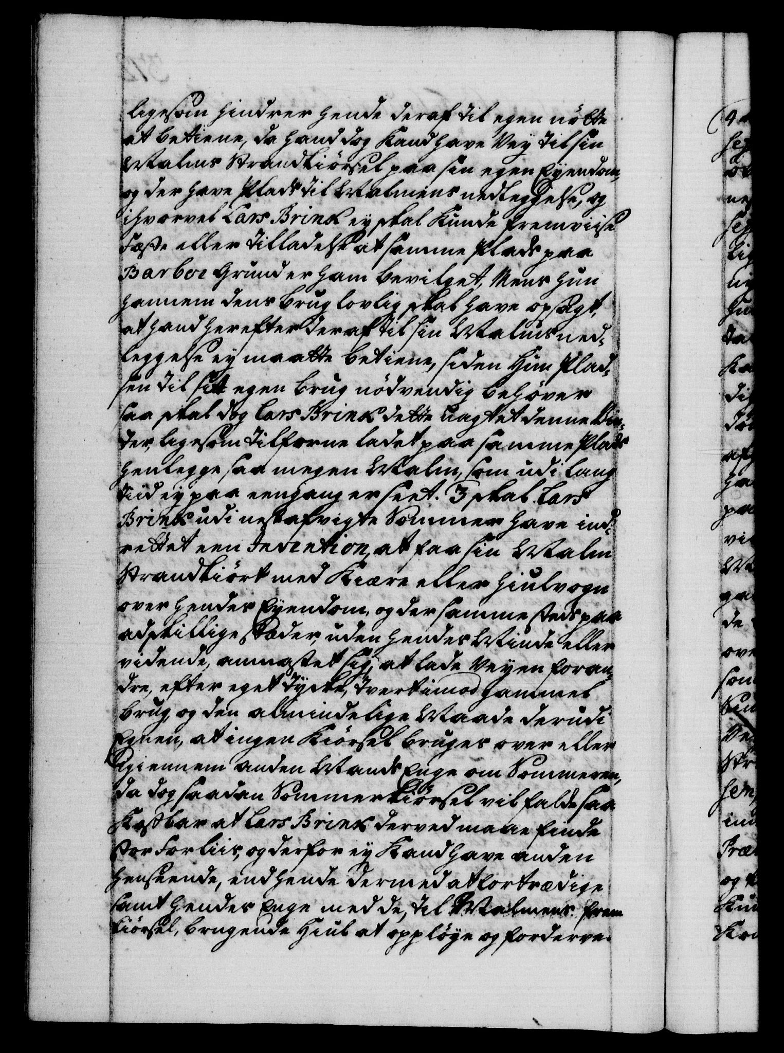 Danske Kanselli 1572-1799, AV/RA-EA-3023/F/Fc/Fca/Fcab/L0026: Norske tegnelser, 1734-1735, p. 372b