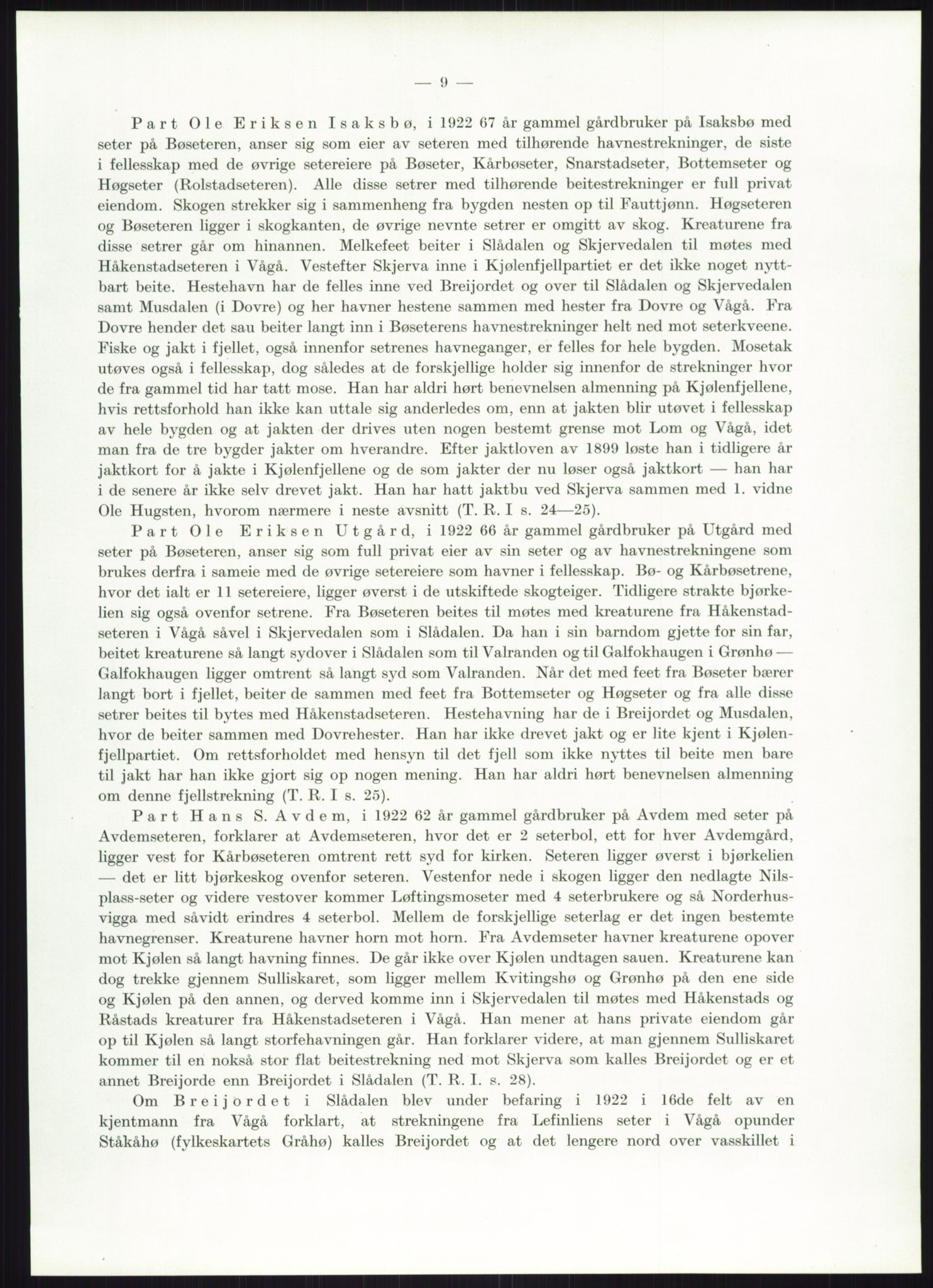 Høyfjellskommisjonen, AV/RA-S-1546/X/Xa/L0001: Nr. 1-33, 1909-1953, p. 5556