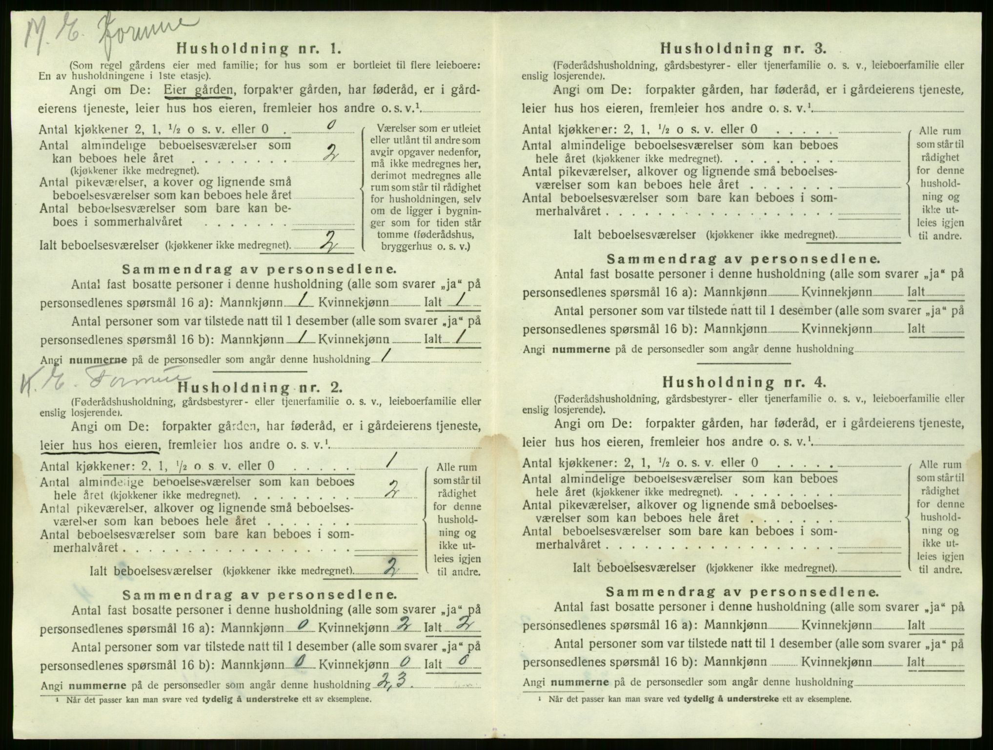 SAKO, 1920 census for Nøtterøy, 1920, p. 854