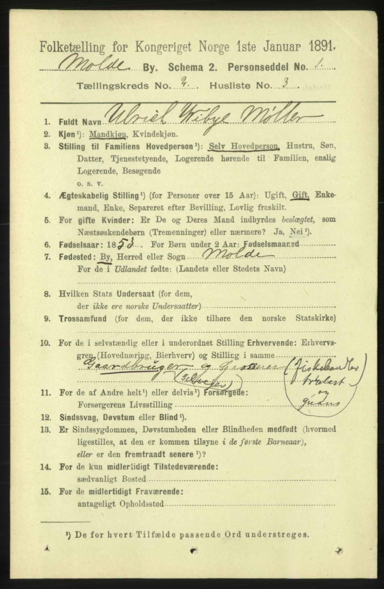 RA, 1891 census for 1502 Molde, 1891, p. 1441