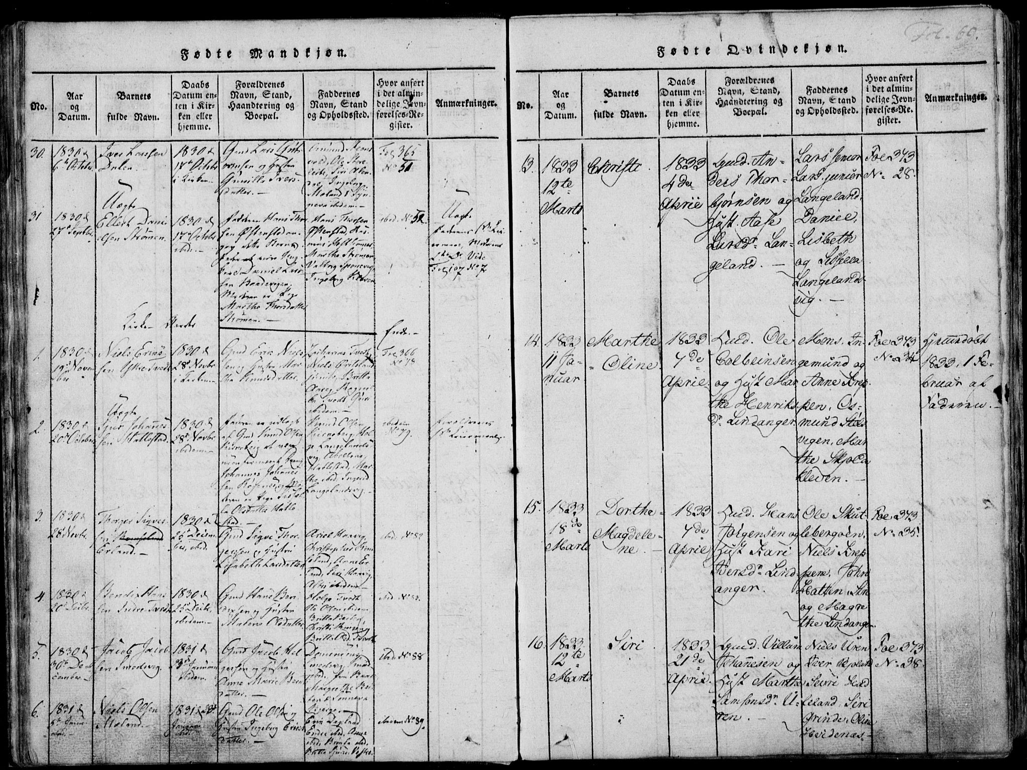 Skjold sokneprestkontor, SAST/A-101847/H/Ha/Haa/L0003: Parish register (official) no. A 3, 1815-1835, p. 69