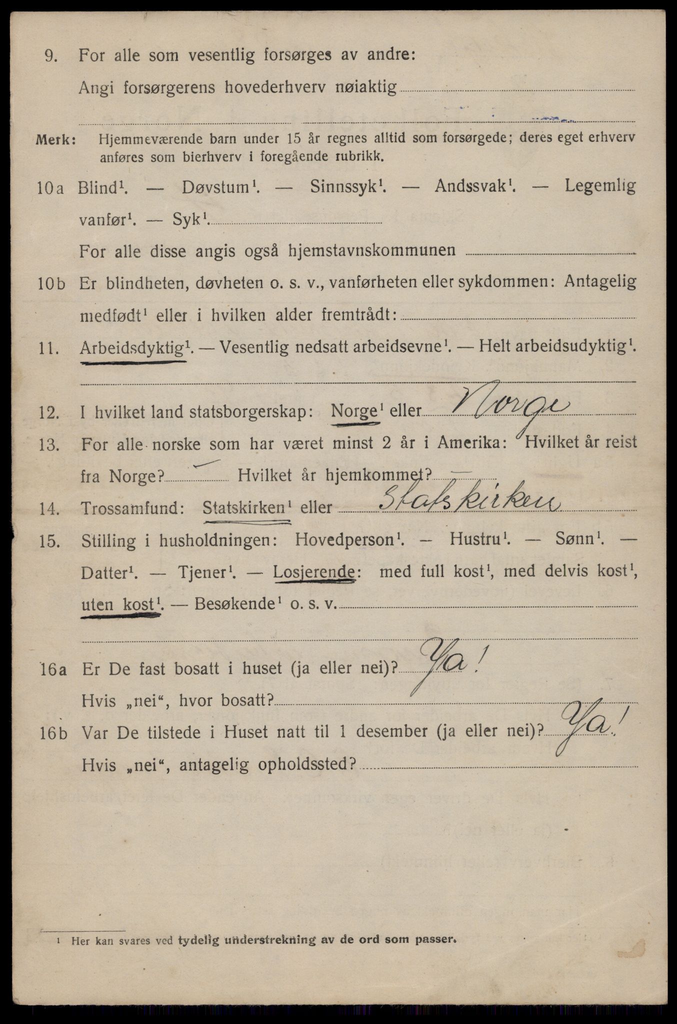 SAT, 1920 census for Trondheim, 1920, p. 117443