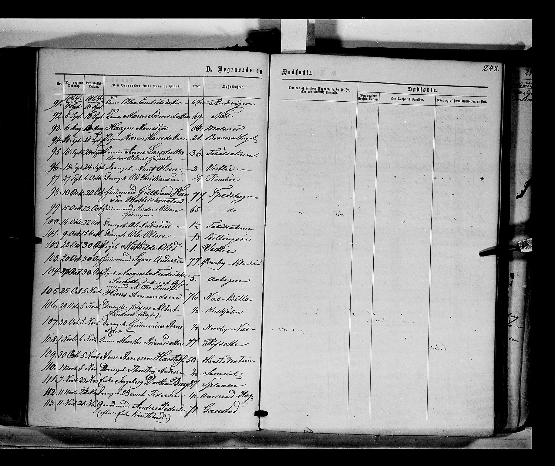 Eidskog prestekontor, AV/SAH-PREST-026/H/Ha/Haa/L0001: Parish register (official) no. 1, 1860-1867, p. 248