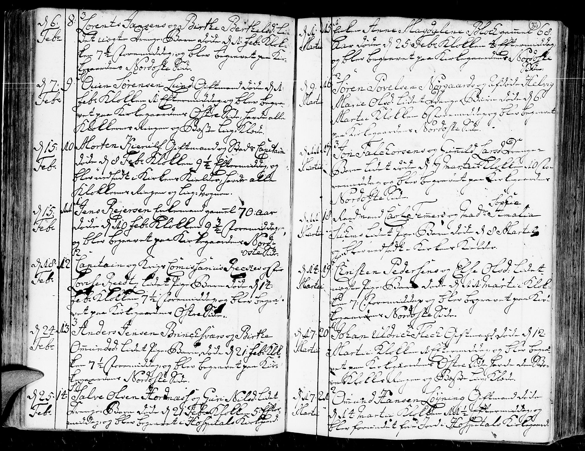 Kristiansand domprosti, AV/SAK-1112-0006/F/Fa/L0004: Parish register (official) no. A 4, 1762-1794, p. 72