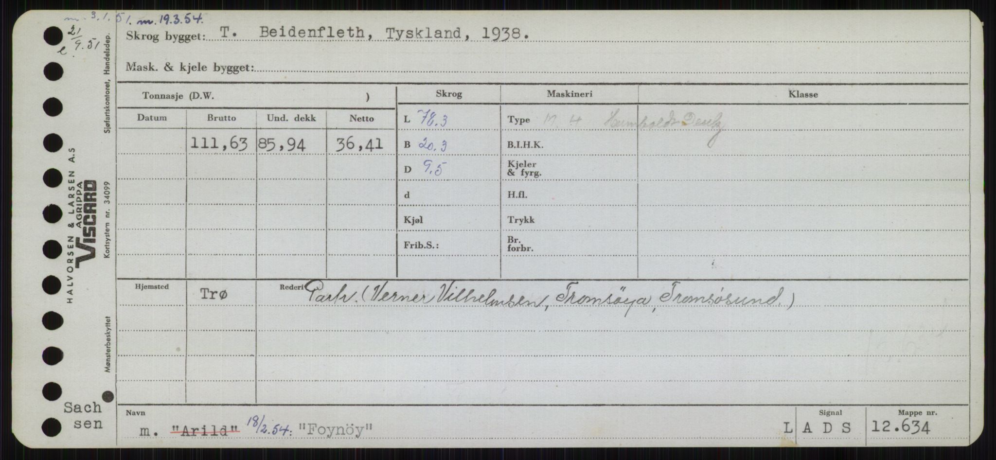 Sjøfartsdirektoratet med forløpere, Skipsmålingen, RA/S-1627/H/Hb/L0002: Fartøy, E-H, p. 161