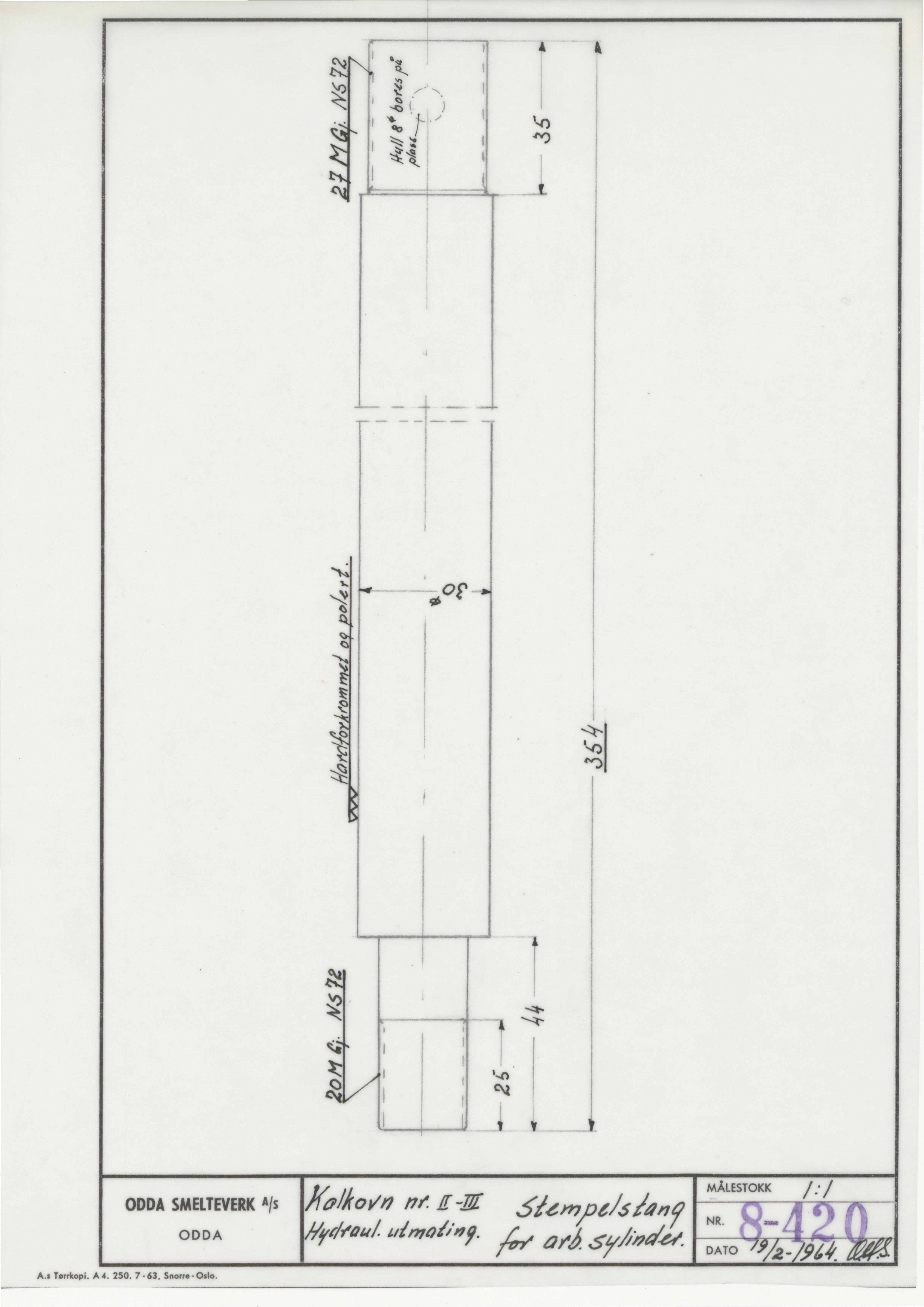 Odda smelteverk AS, KRAM/A-0157.1/T/Td/L0008: Gruppe 8. Kalkovner, 1939-1999, p. 646