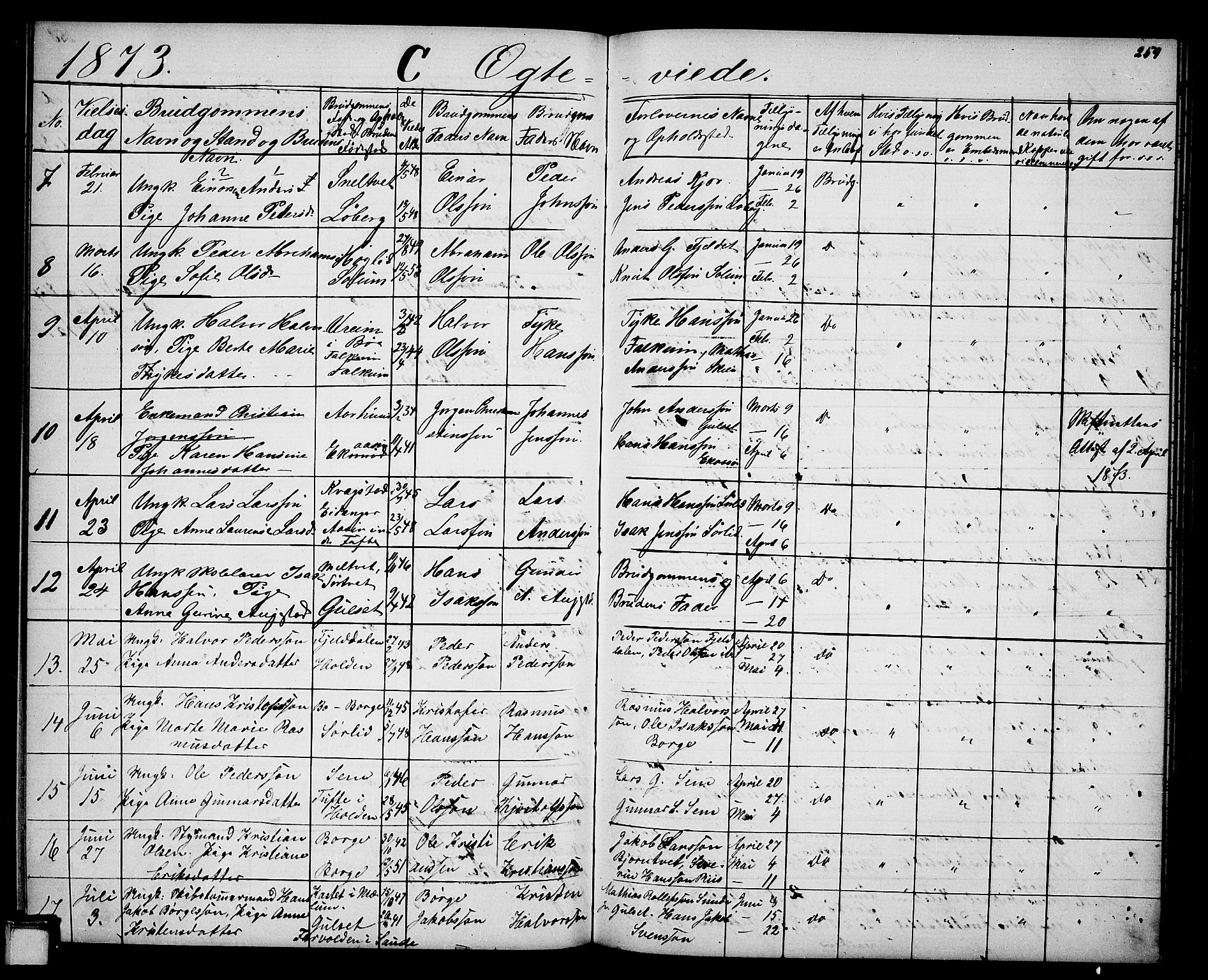 Gjerpen kirkebøker, SAKO/A-265/G/Ga/L0001: Parish register (copy) no. I 1, 1864-1882, p. 259