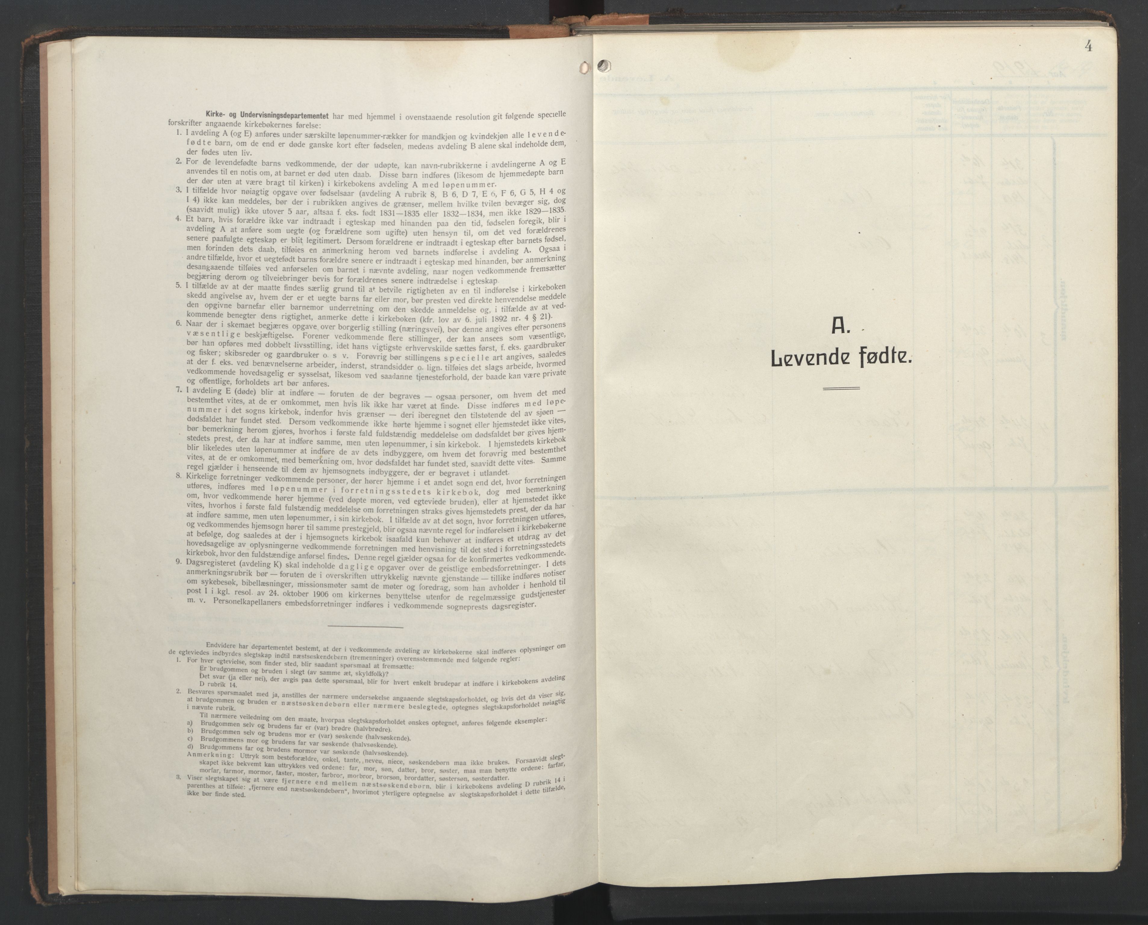 Ministerialprotokoller, klokkerbøker og fødselsregistre - Møre og Romsdal, SAT/A-1454/517/L0232: Parish register (copy) no. 517C05, 1910-1946, p. 4