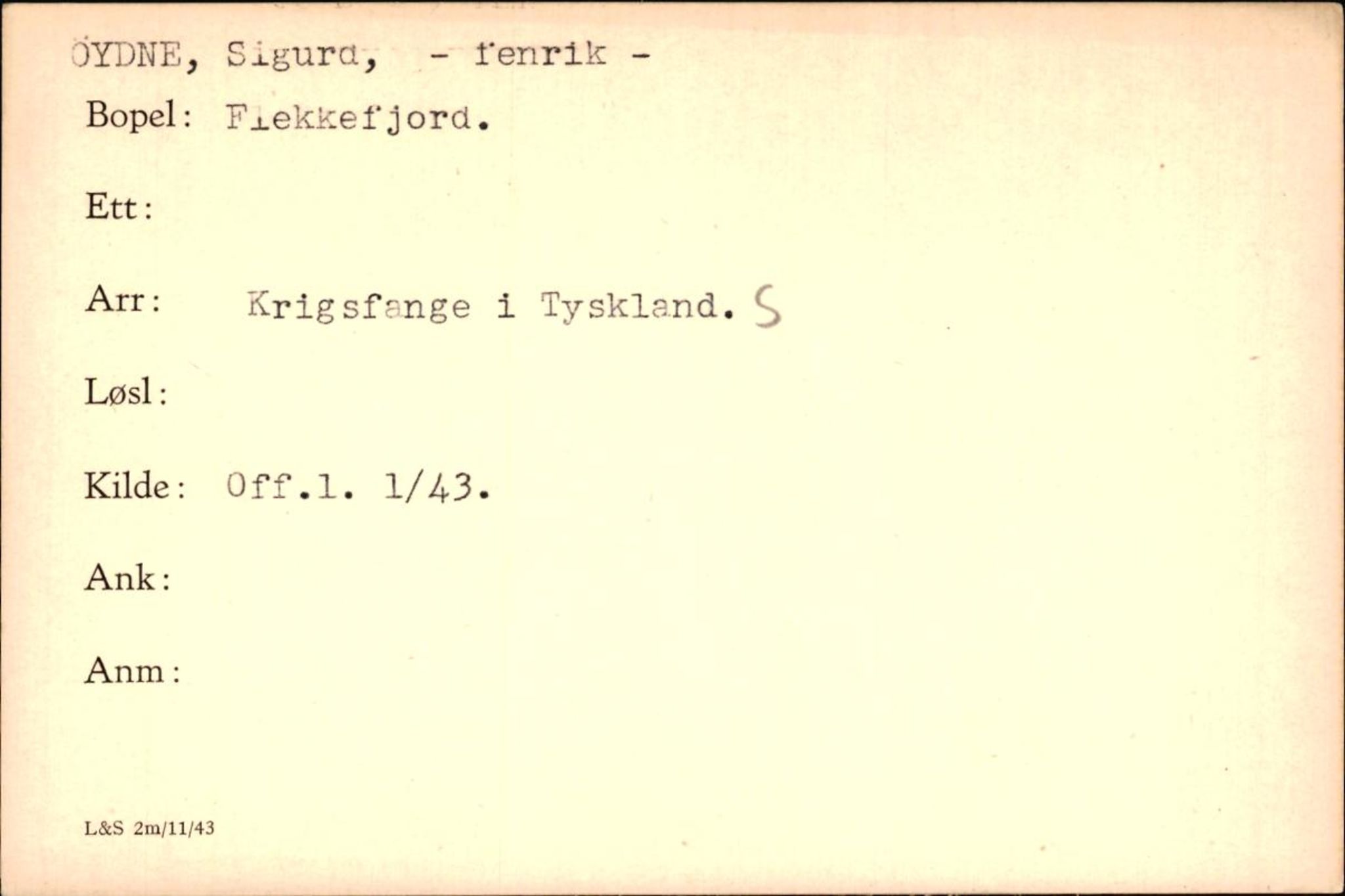 Forsvaret, Forsvarets krigshistoriske avdeling, AV/RA-RAFA-2017/Y/Yf/L0200: II-C-11-2102  -  Norske krigsfanger i Tyskland, 1940-1945, p. 1166