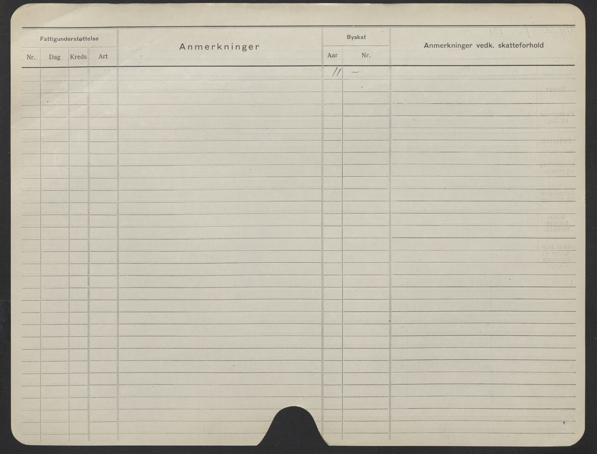 Oslo folkeregister, Registerkort, AV/SAO-A-11715/F/Fa/Fac/L0019: Kvinner, 1906-1914, p. 154b