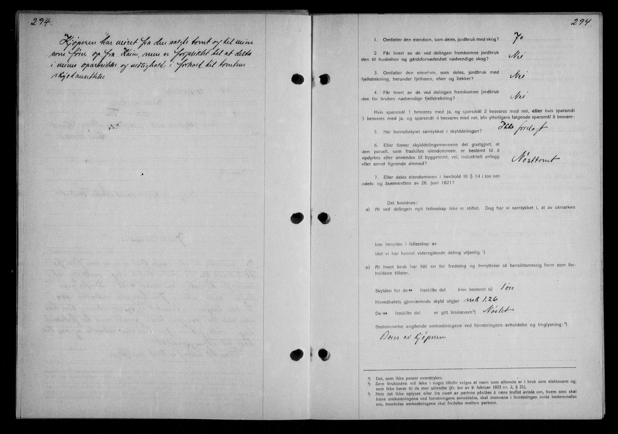 Nordmøre sorenskriveri, AV/SAT-A-4132/1/2/2Ca/L0082: Mortgage book no. 72, 1934-1934, Deed date: 05.11.1934