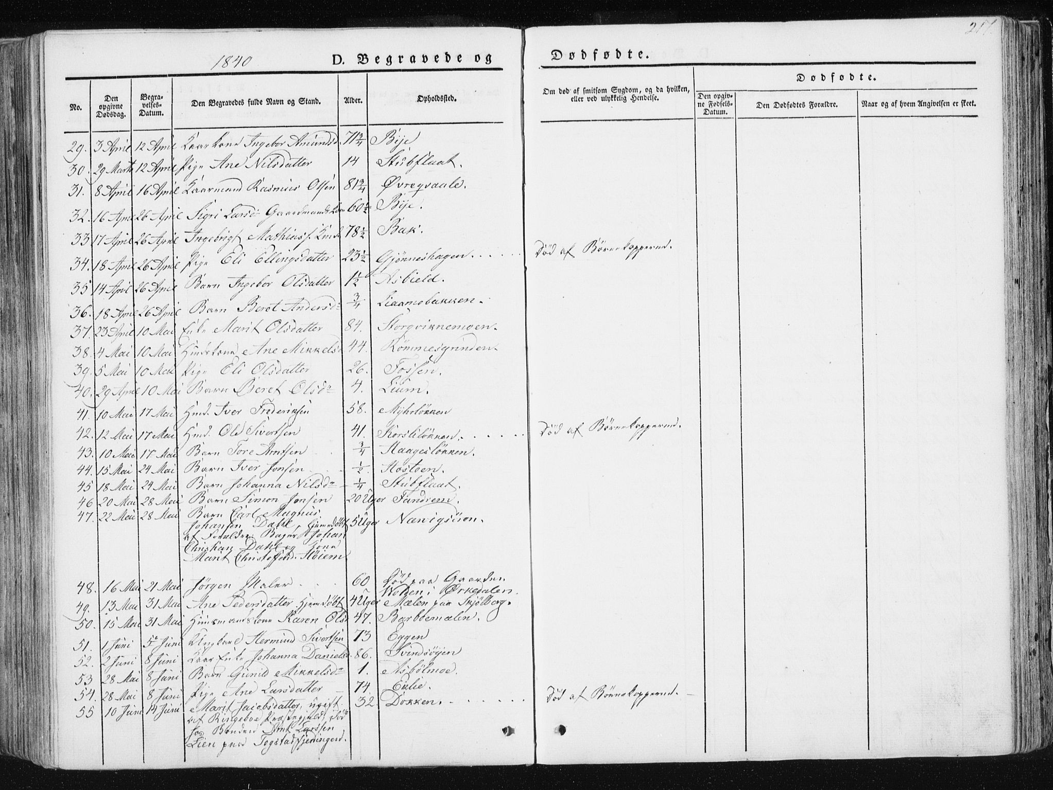 Ministerialprotokoller, klokkerbøker og fødselsregistre - Sør-Trøndelag, SAT/A-1456/668/L0805: Parish register (official) no. 668A05, 1840-1853, p. 217