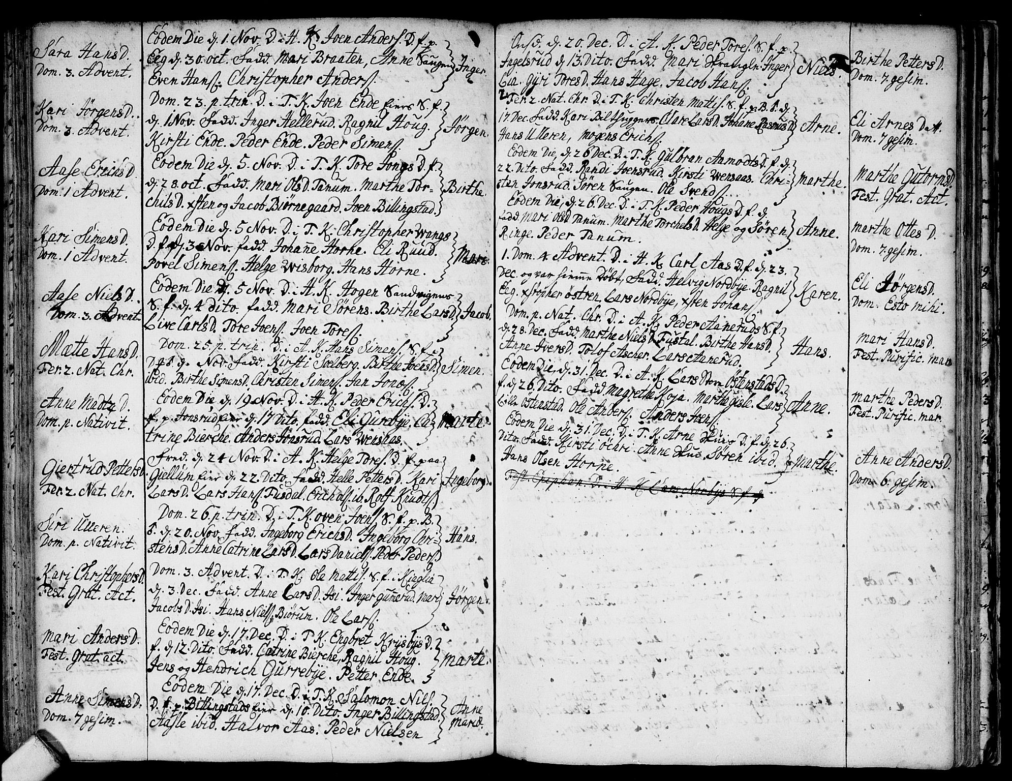 Asker prestekontor Kirkebøker, SAO/A-10256a/F/Fa/L0001: Parish register (official) no. I 1, 1726-1744, p. 74
