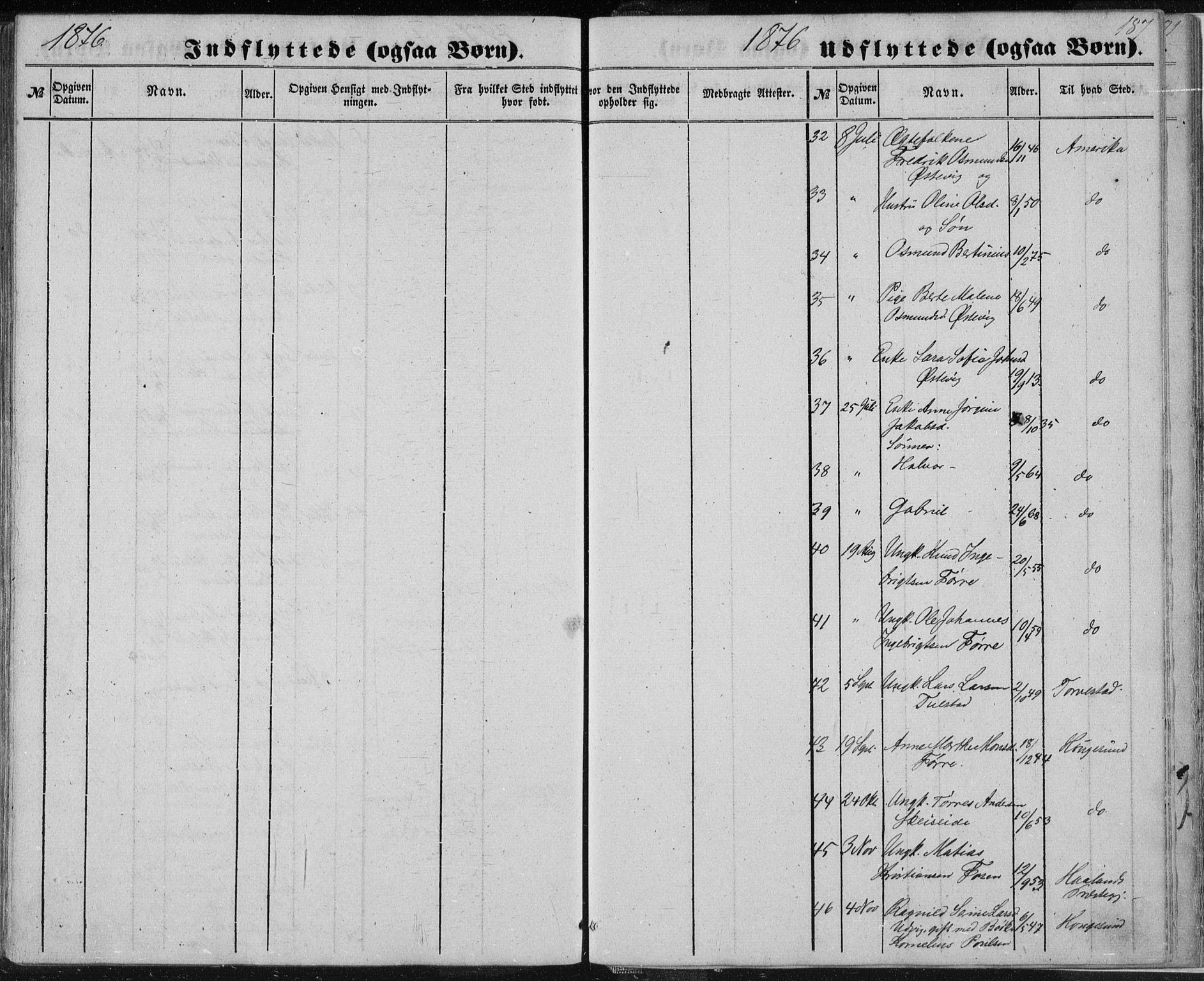 Avaldsnes sokneprestkontor, AV/SAST-A -101851/H/Ha/Haa/L0010: Parish register (official) no. A 10, 1857-1876, p. 187