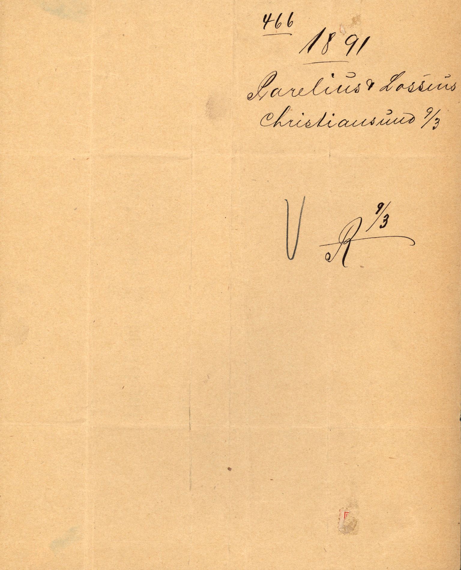 Pa 63 - Østlandske skibsassuranceforening, VEMU/A-1079/G/Ga/L0027/0011: Havaridokumenter / Louise, Lucie, Falcon, Ingeborg av Laurvig, Imperator, 1891, p. 17