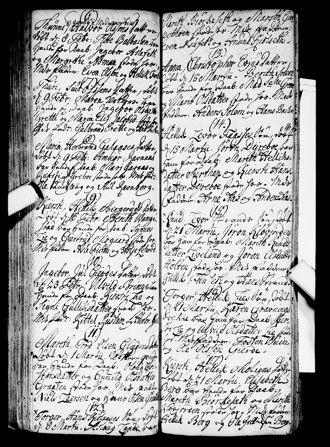 Flesberg kirkebøker, AV/SAKO-A-18/F/Fa/L0002: Parish register (official) no. I 2, 1726-1747