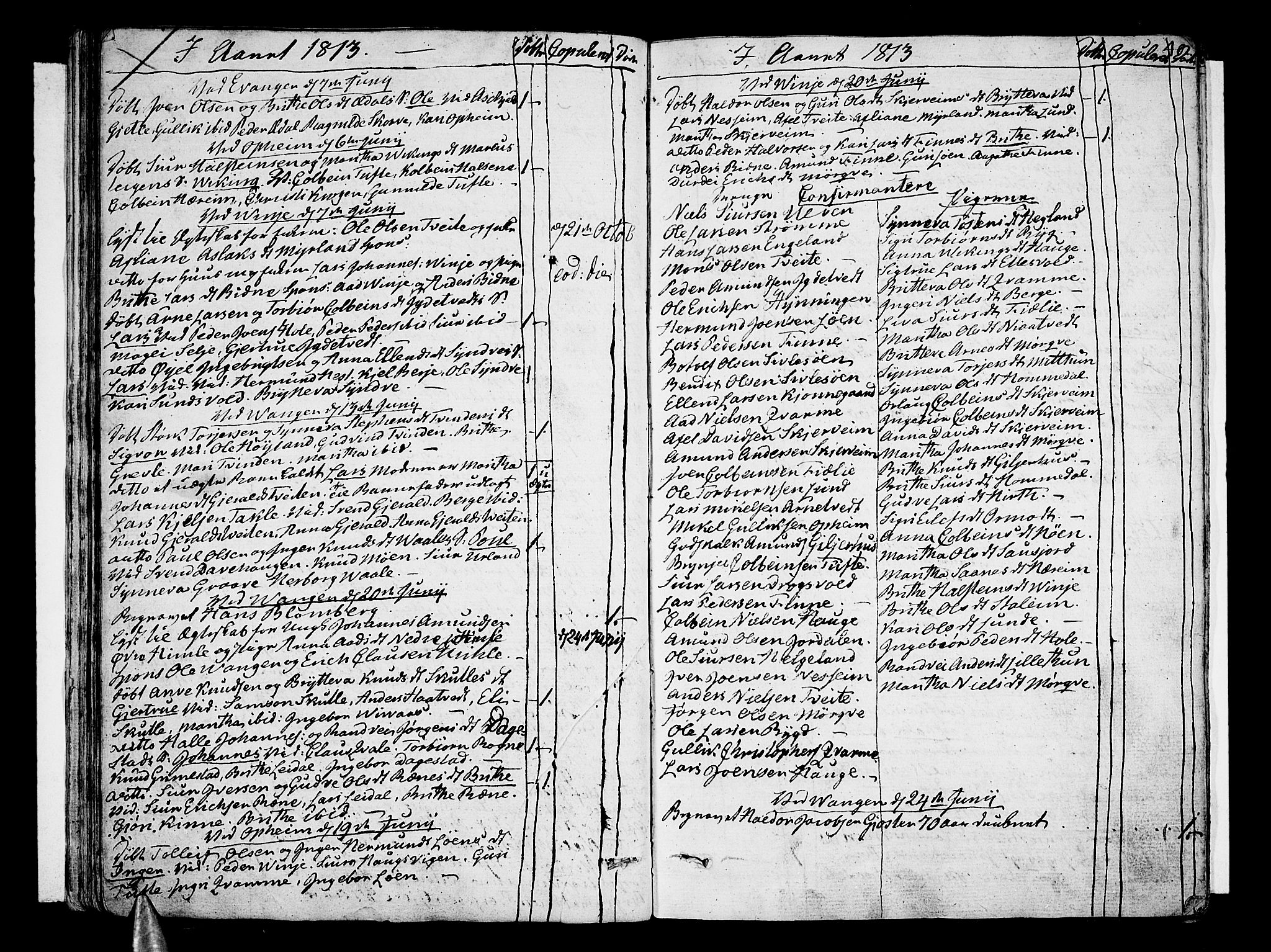 Voss sokneprestembete, AV/SAB-A-79001/H/Haa: Parish register (official) no. A 10, 1810-1821, p. 40