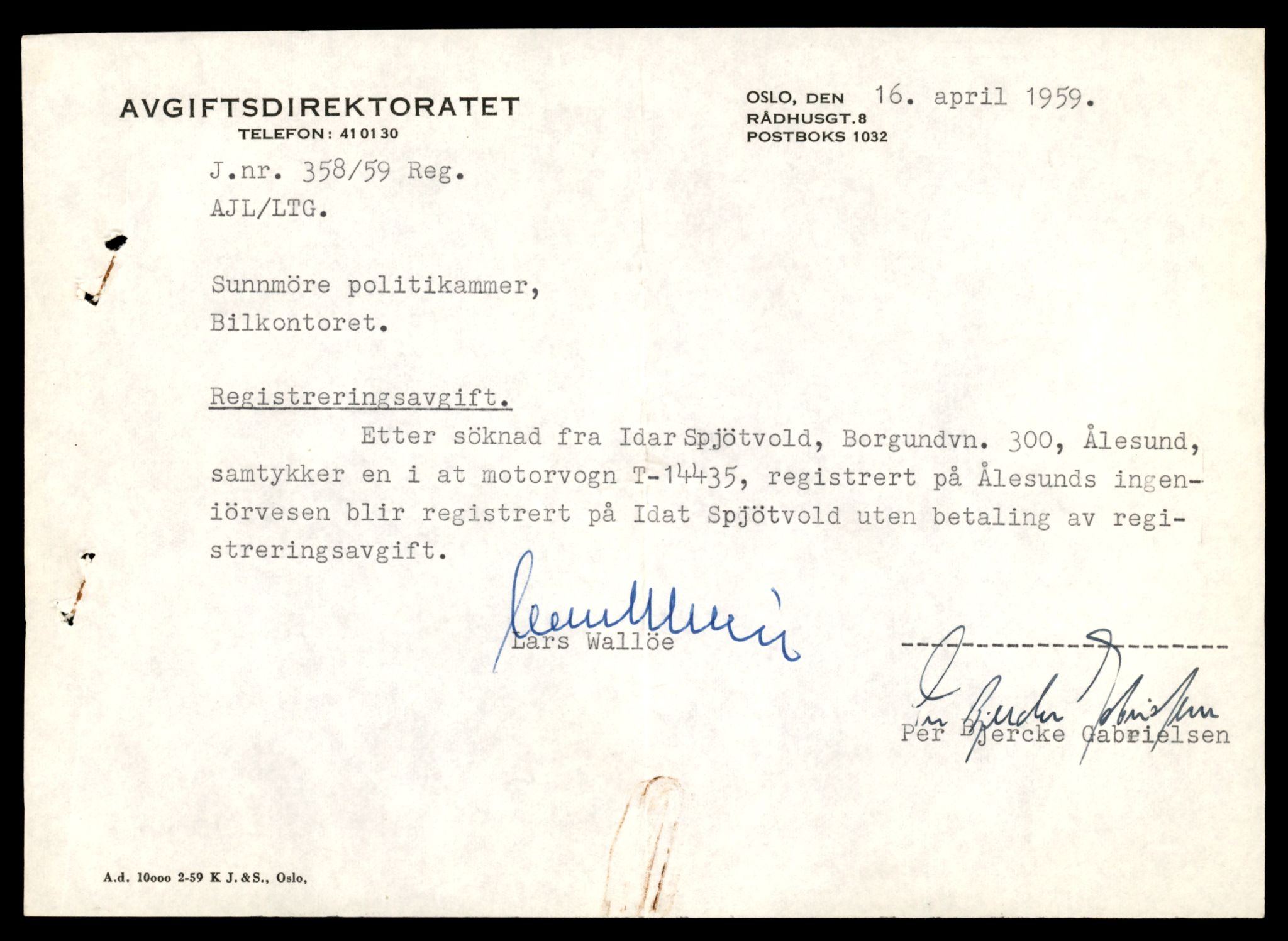 Møre og Romsdal vegkontor - Ålesund trafikkstasjon, AV/SAT-A-4099/F/Fe/L0045: Registreringskort for kjøretøy T 14320 - T 14444, 1927-1998, p. 2978