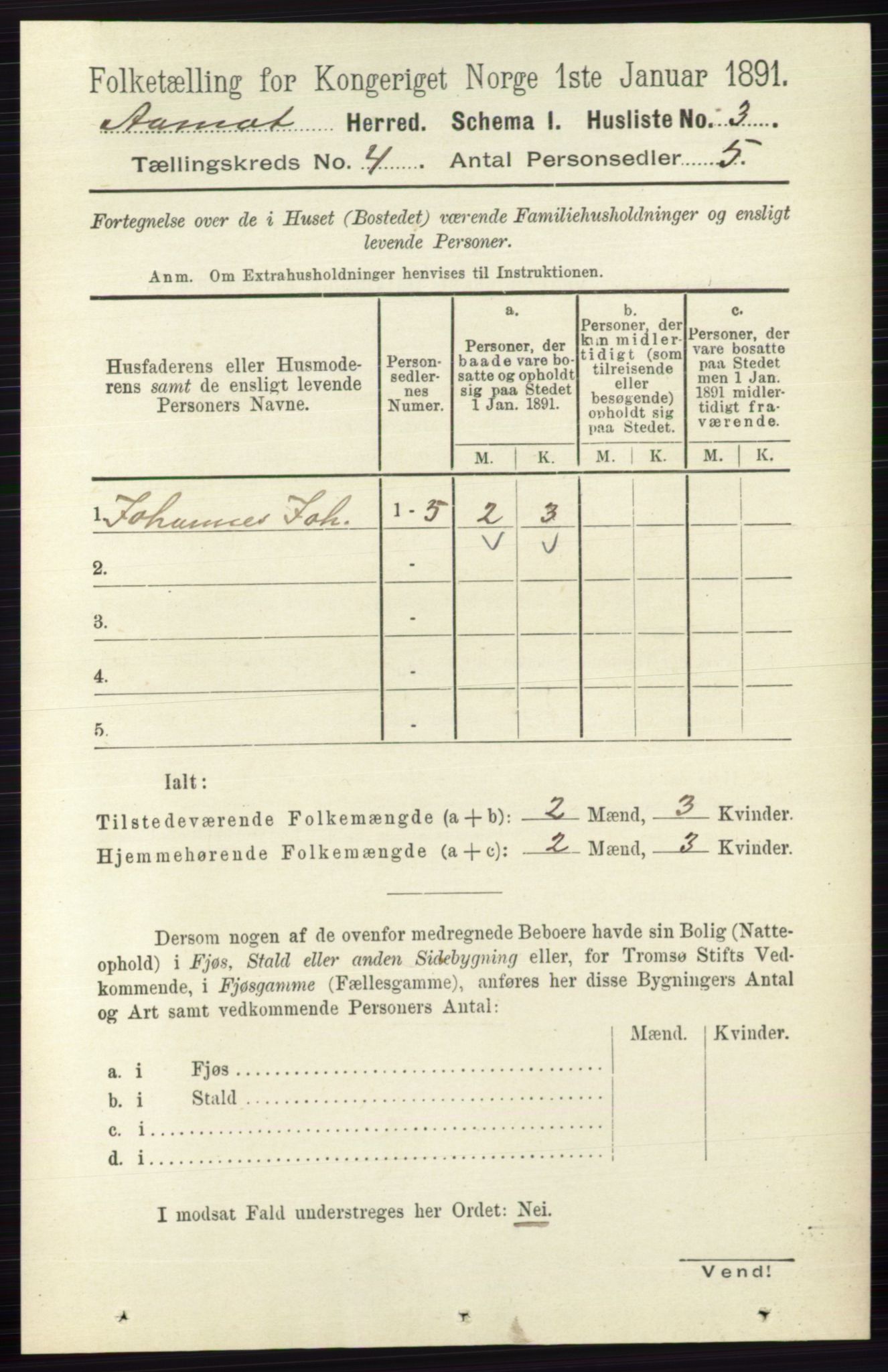 RA, 1891 census for 0429 Åmot, 1891, p. 2103