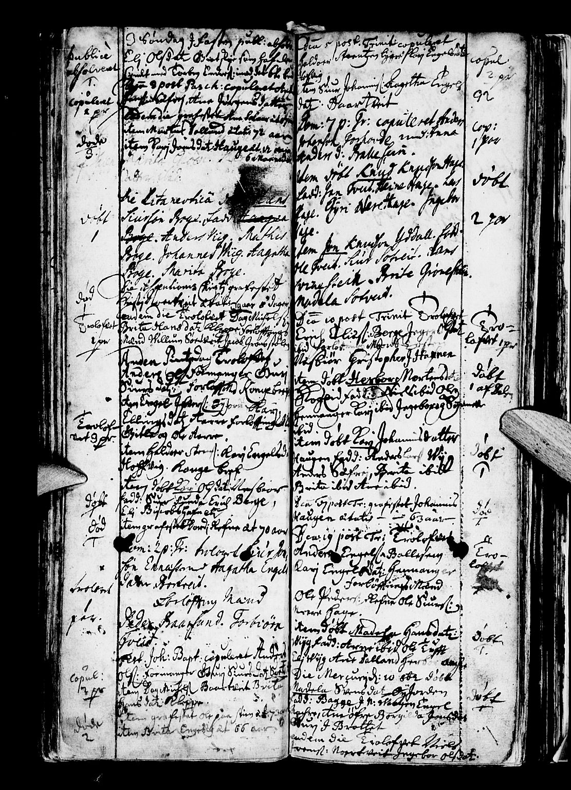 Os sokneprestembete, SAB/A-99929: Parish register (official) no. A 5, 1669-1760, p. 92
