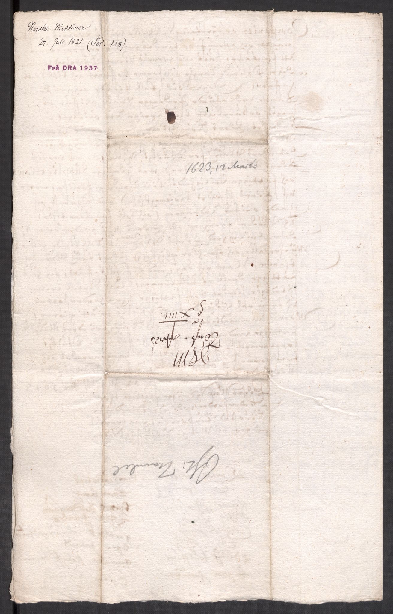 Danske Kanselli 1572-1799, AV/RA-EA-3023/F/Fc/Fcc/Fcca/L0002: Norske innlegg 1572-1799, 1613-1622, p. 366