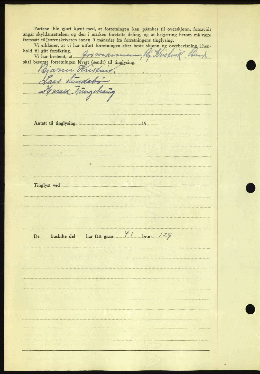 Romsdal sorenskriveri, AV/SAT-A-4149/1/2/2C: Mortgage book no. A14, 1943-1943, Diary no: : 844/1943