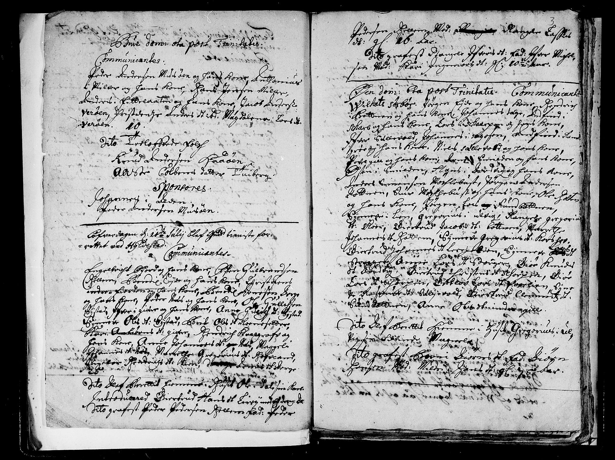 Askvoll sokneprestembete, AV/SAB-A-79501/H/Haa/Haaa/L0001: Parish register (official) no. A 1, 1706-1711, p. 3