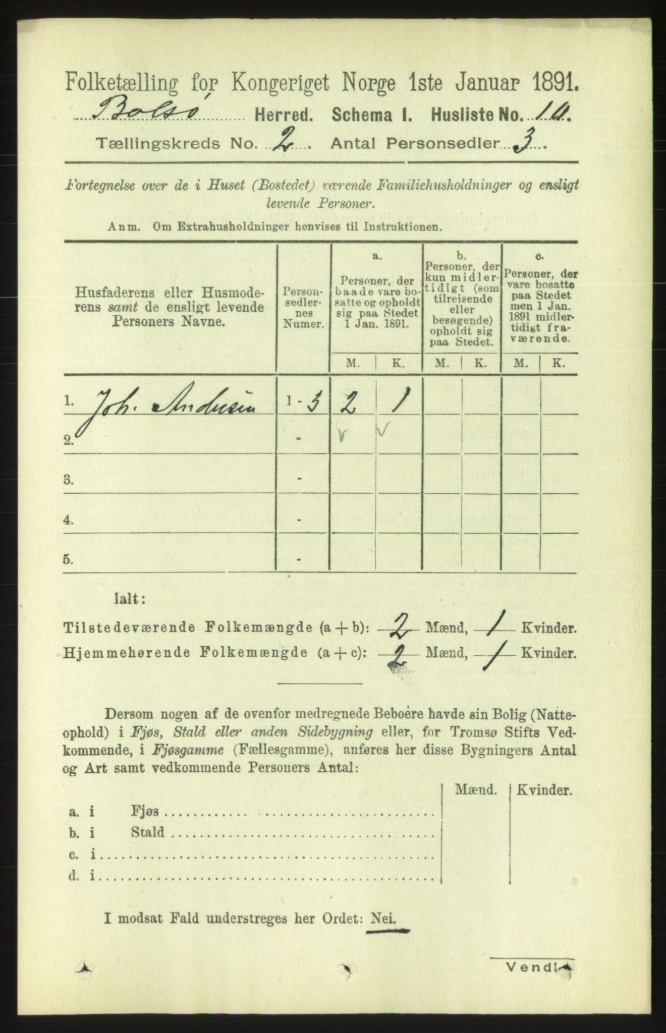 RA, 1891 census for 1544 Bolsøy, 1891, p. 856