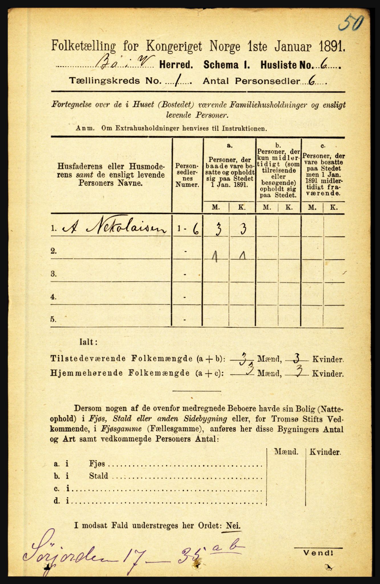 RA, 1891 census for 1867 Bø, 1891, p. 34