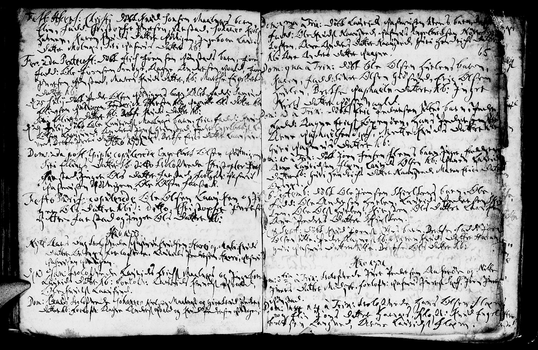 Ministerialprotokoller, klokkerbøker og fødselsregistre - Møre og Romsdal, SAT/A-1454/536/L0491: Parish register (official) no. 536A01 /1, 1689-1737, p. 65