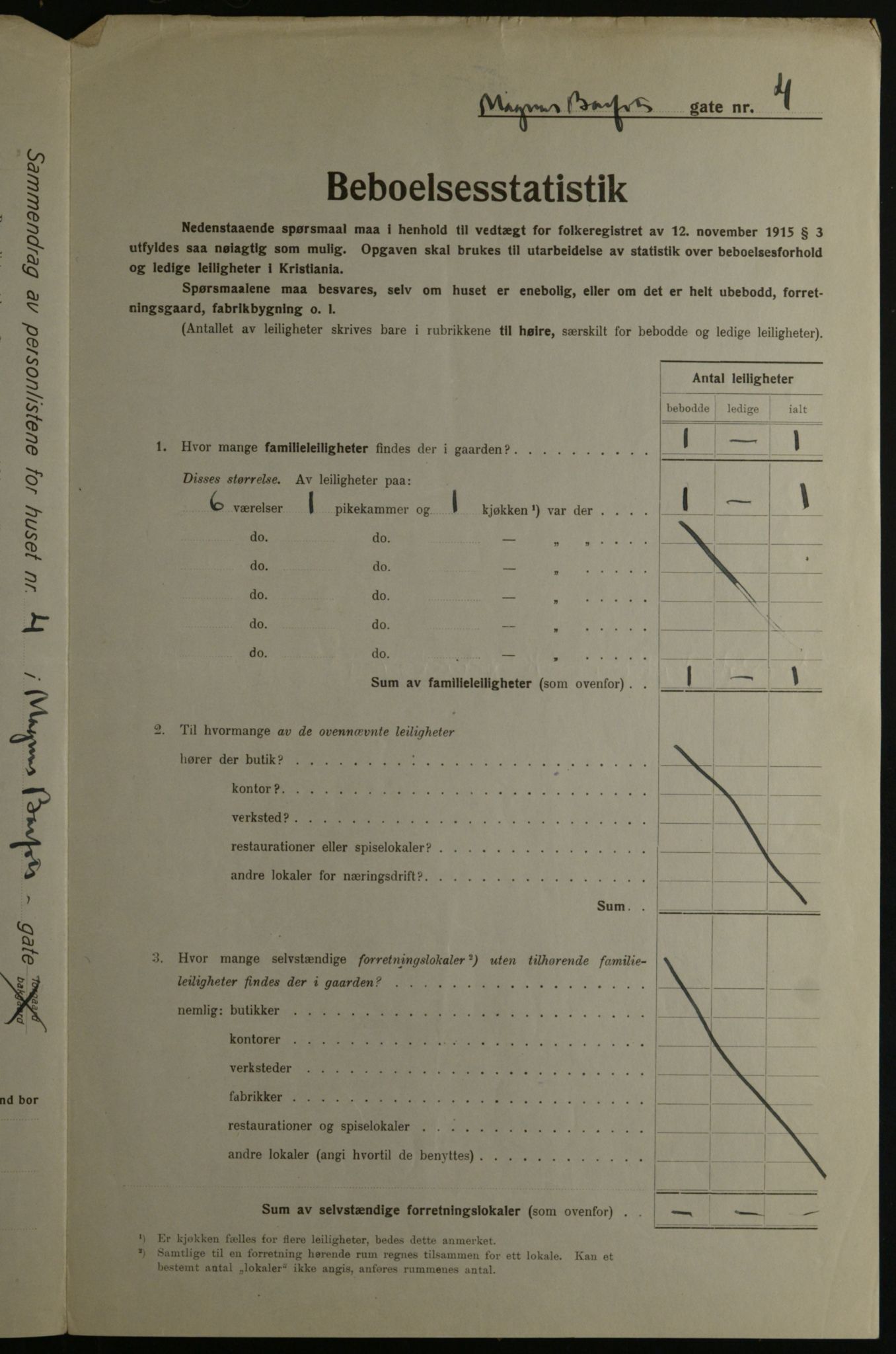 OBA, Municipal Census 1923 for Kristiania, 1923, p. 65644