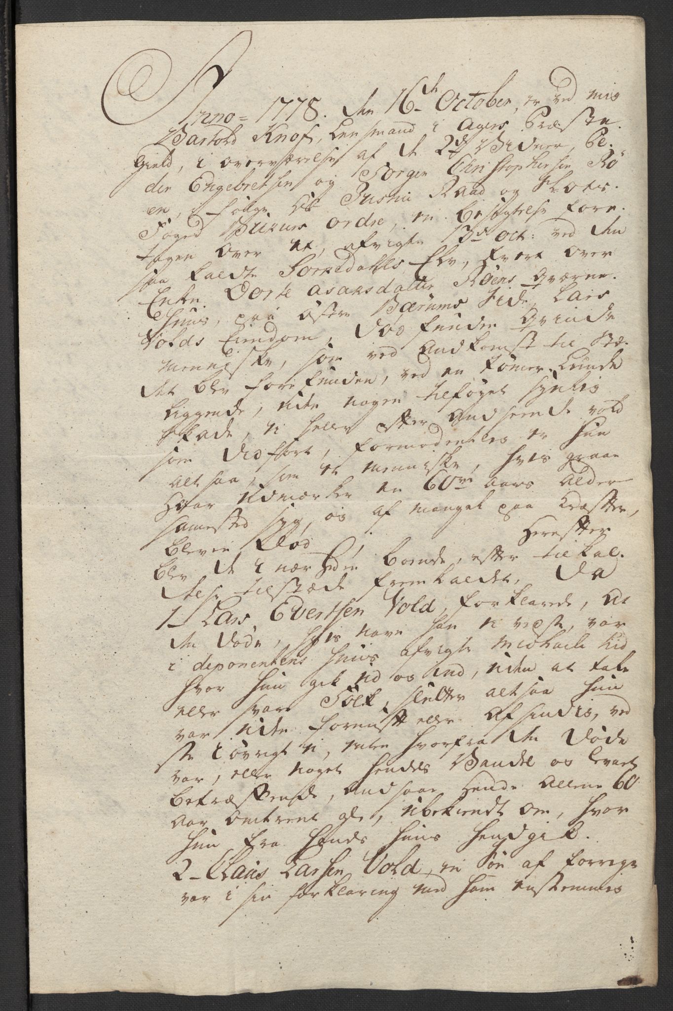 Kristiania stiftamt, SAO/A-10386/G/Gm/L0012: Domsakter og forhør, 1777-1783, p. 93